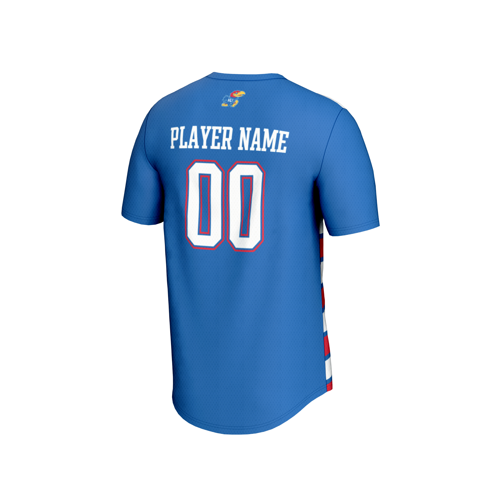 NIL Pick- Collegiate Kansas Jayhawks Player Jersey Royal NCAA College Volleyball Fan Wear