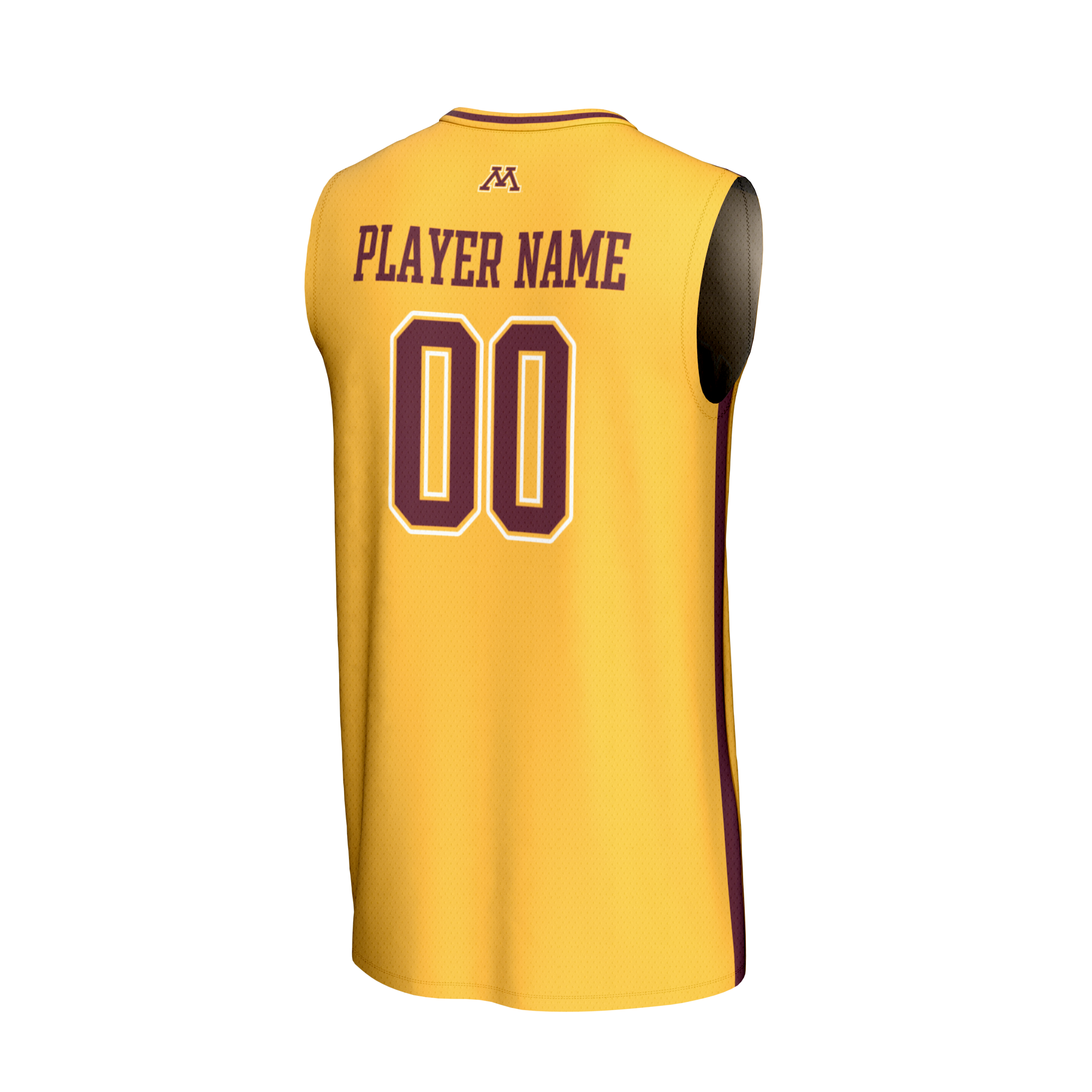 NIL Pick Minnesota Golden Gophers Player Jersey Gold NCAA College Basketball Fan Wear