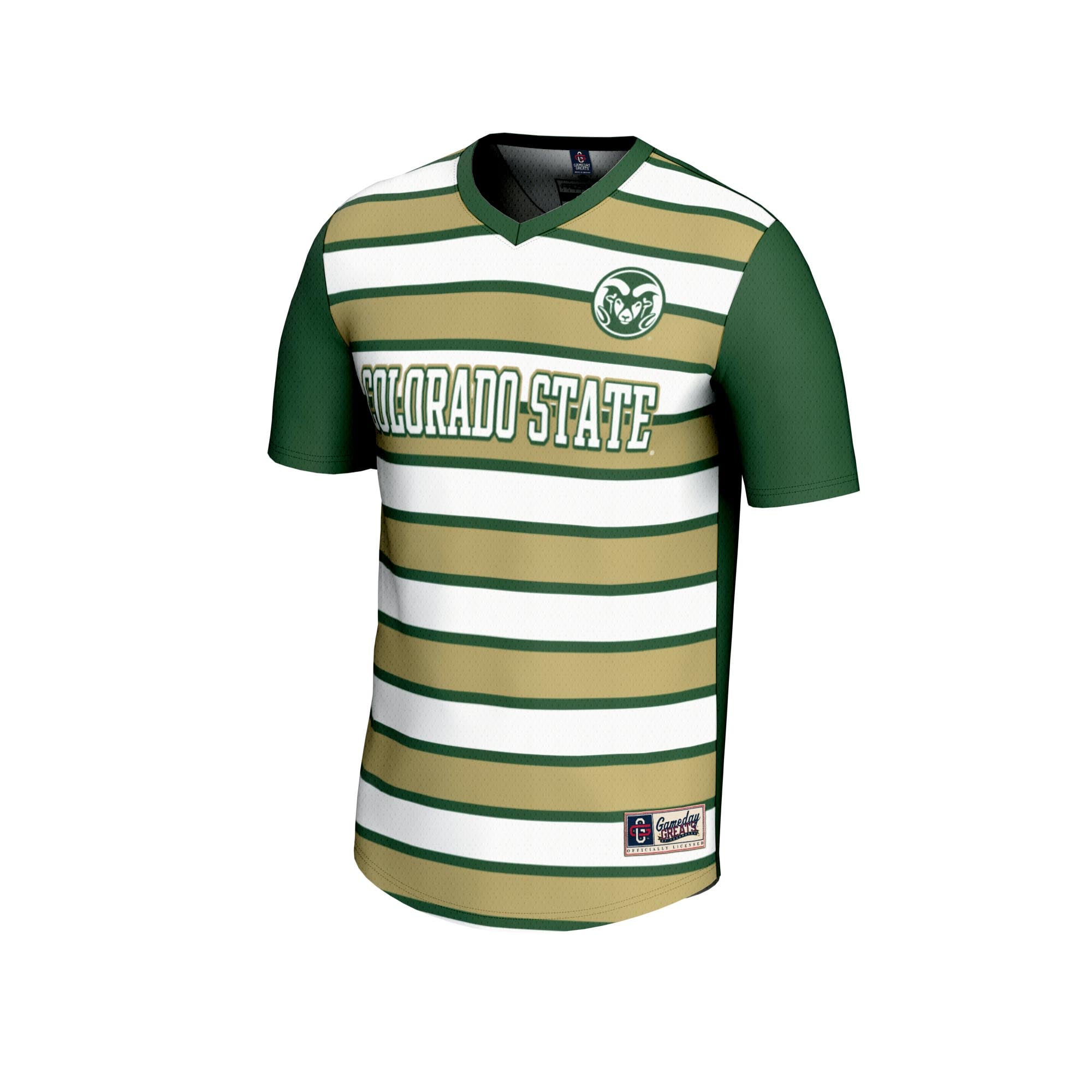 Soccer Fashion Colorado State Rams Game Jersey Green NCAA College Soccer Fan Wear Soccer Fashion