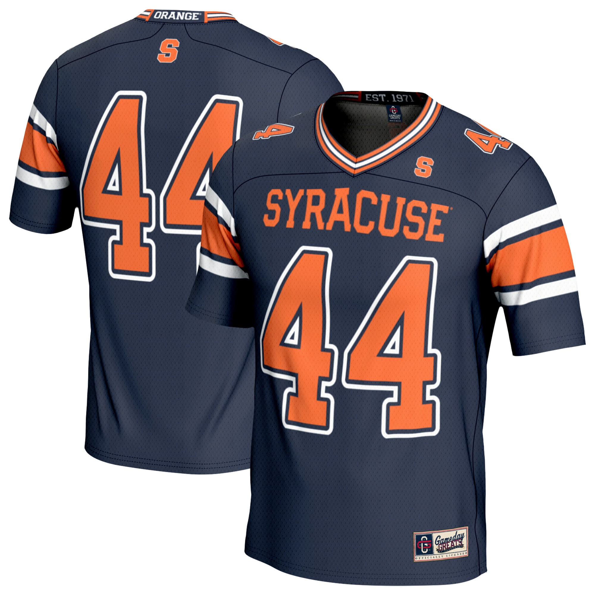 Collegiate Fashion Syracuse Orange Game Jersey No.44 Orange NCAA College Basketball Fan Wear