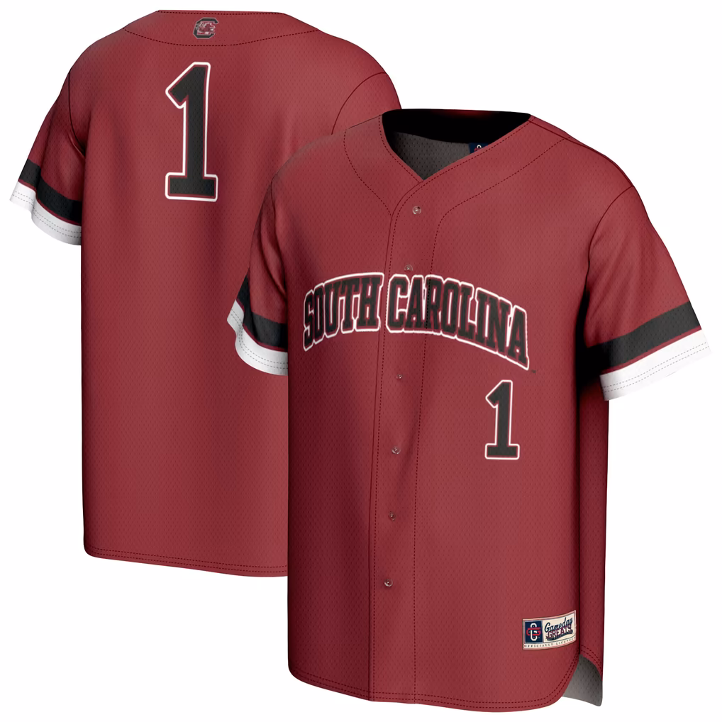 Pick- Baseball Fashion South Carolina Gamecocks Player Jersey Garnet NCAA College Baseball Fan Wear