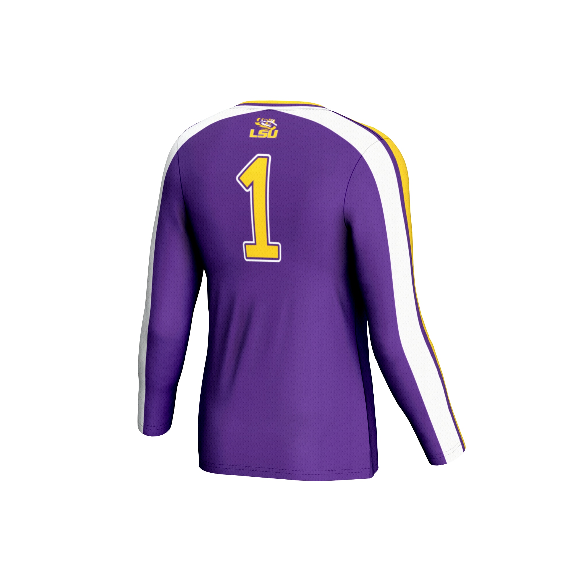Volleyball Fashion LSU Tigers Game Jersey Purple NCAA College Volleyball Fan Wear Volleyball Fashion