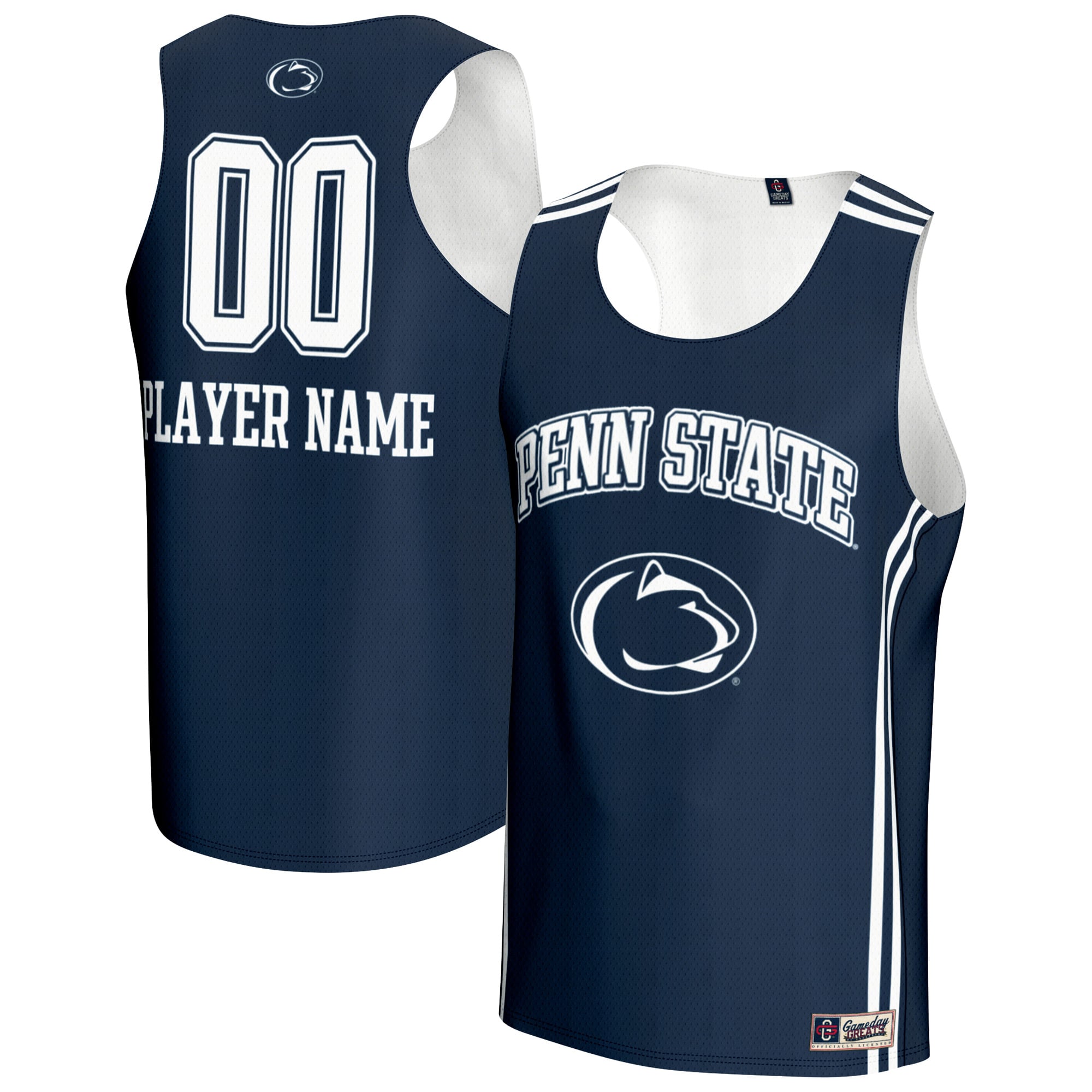NIL Pick- Hockey Penn State Nittany Lions Player Jersey Navy NCAA College Hockey Fan Wear NIL Pick- Hockey
