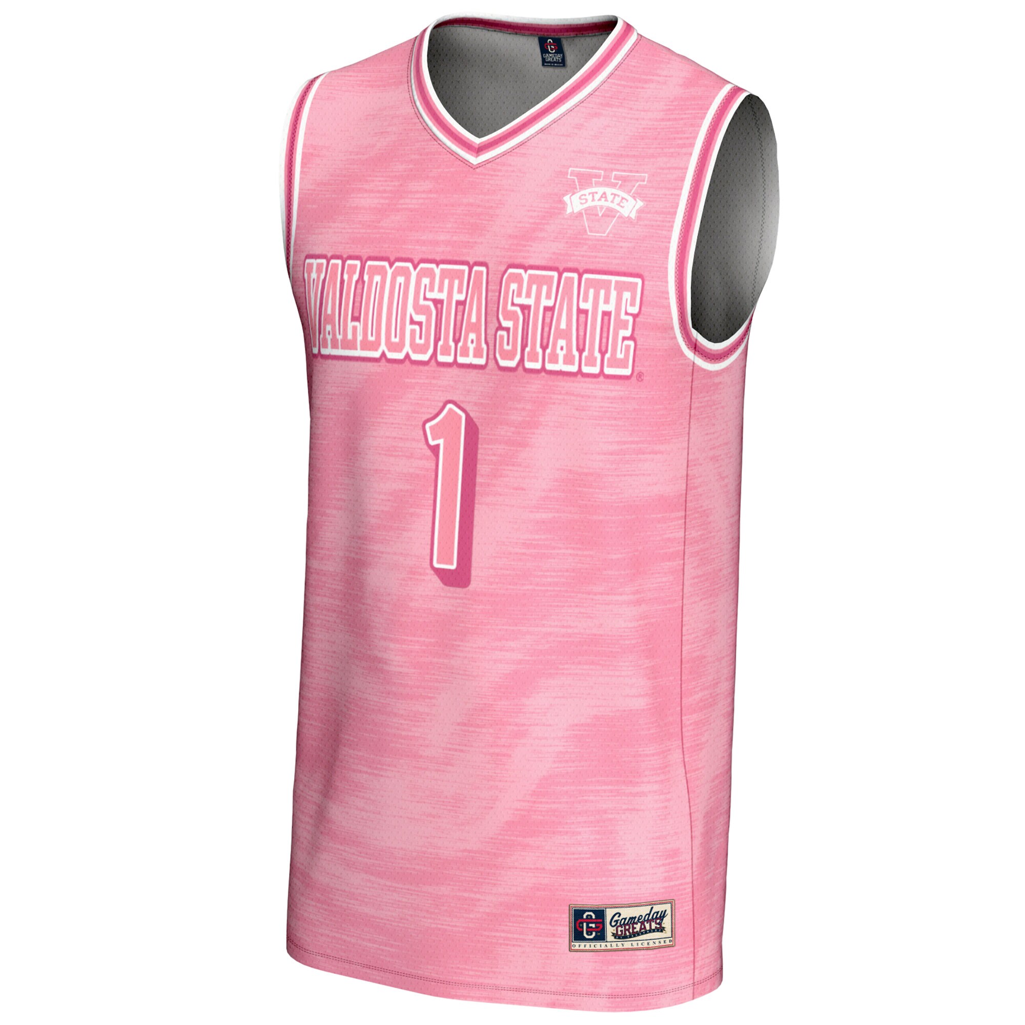 Basketball Fashion Valdosta State Blazers Game Jersey Pink NCAA College Basketball Fan Wear