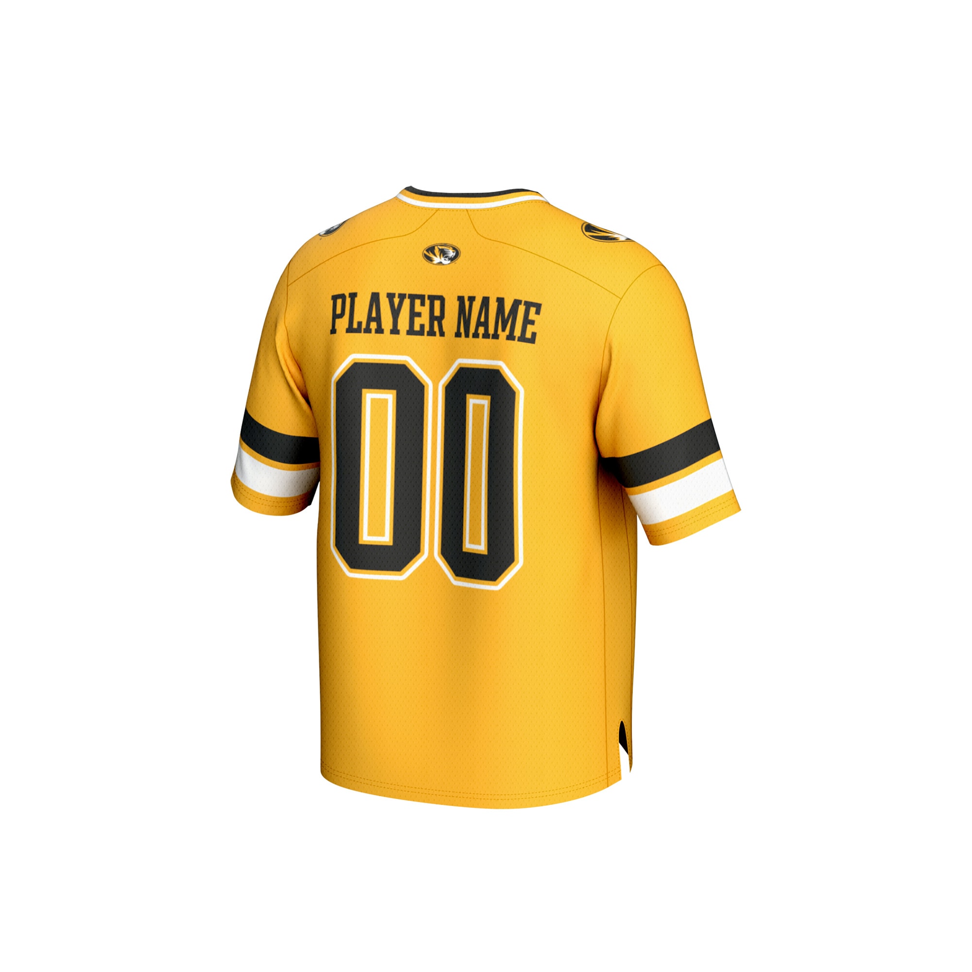 NIL Pick- Fashion Missouri Tigers Player Jersey Gold NCAA College Football Fan Wear