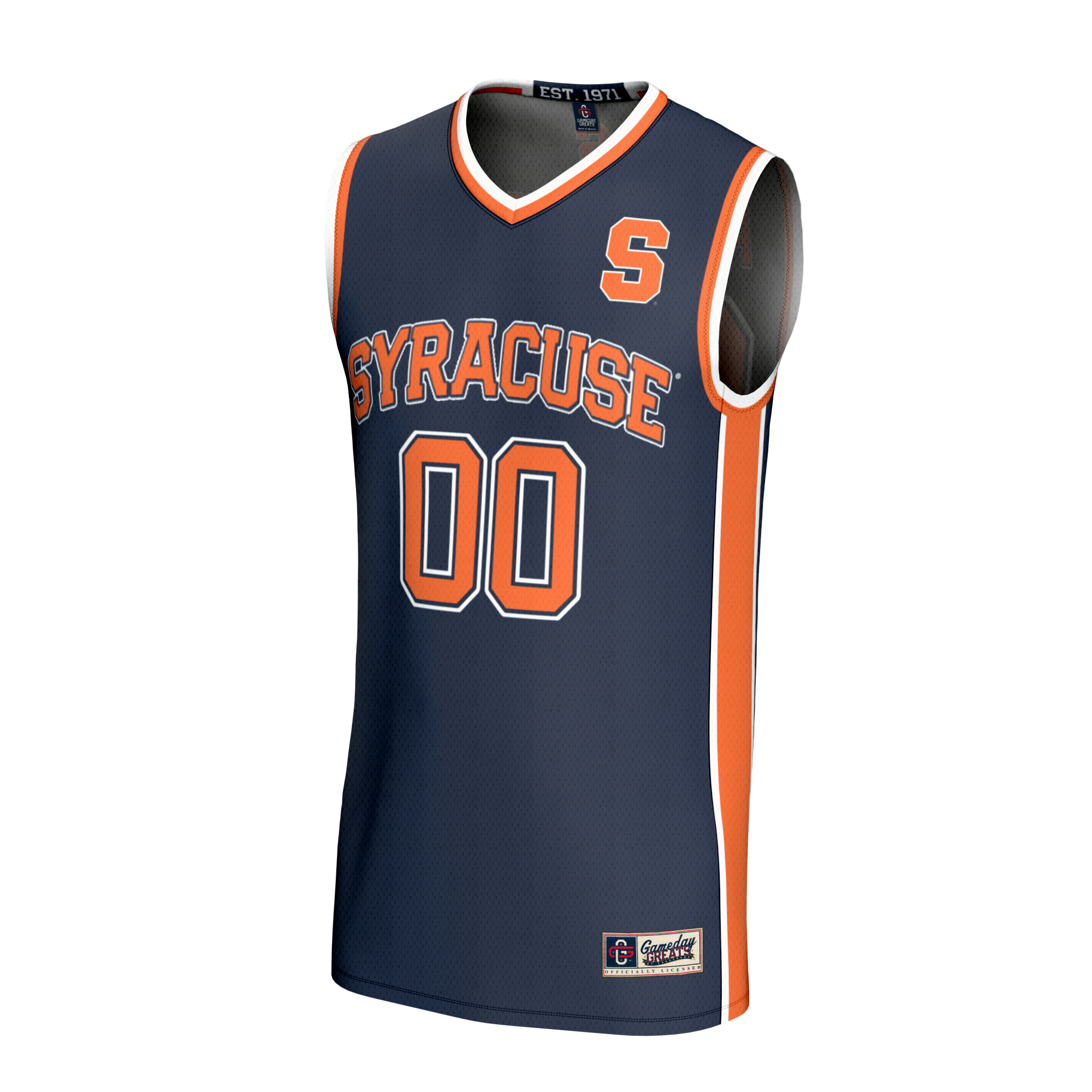 Collegiate Syracuse Orange Player Jersey Orange NCAA College Basketball Fan Wear Collegiate
