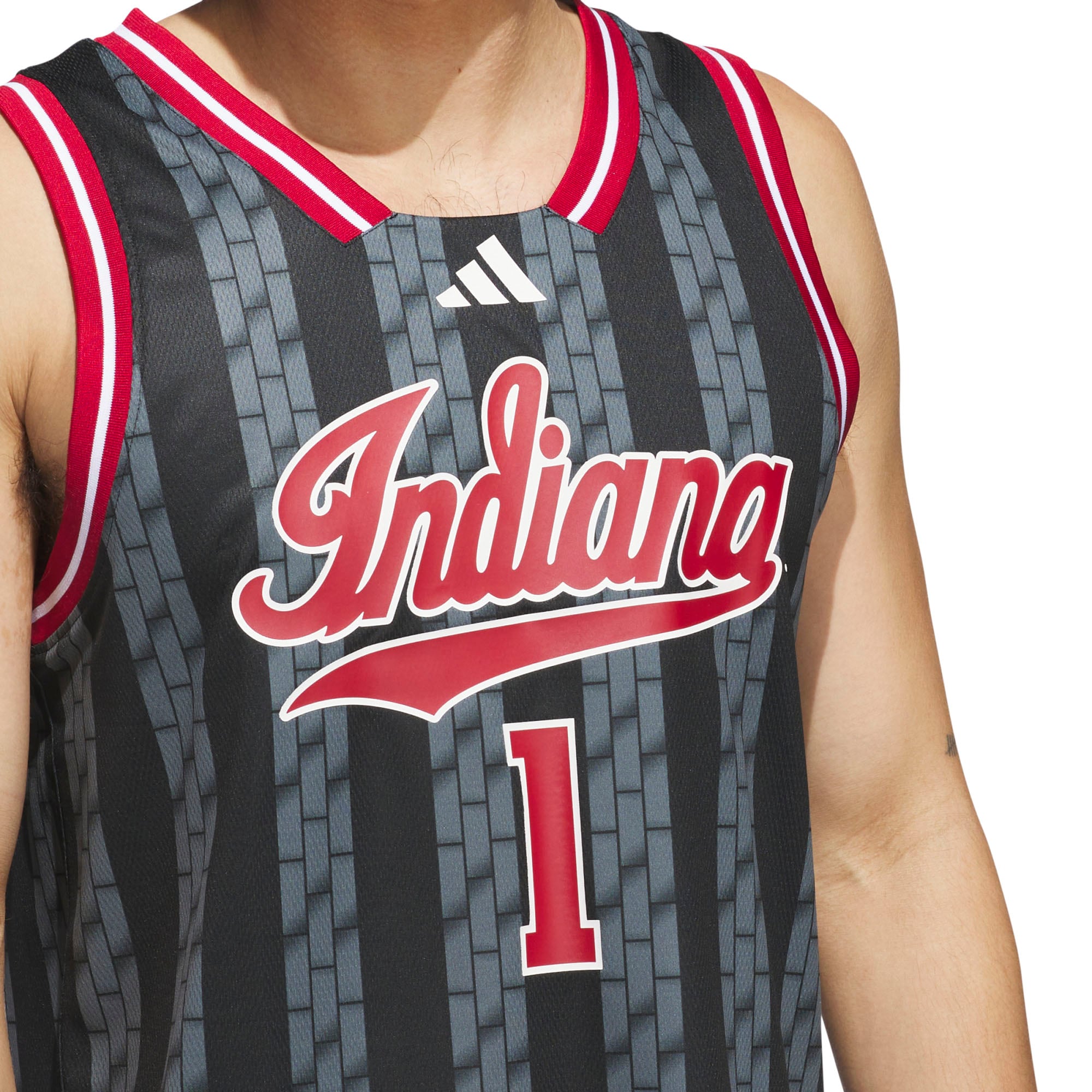 Indiana Hoosiers Replica Jersey Black NCAA College Football Fan Wear
