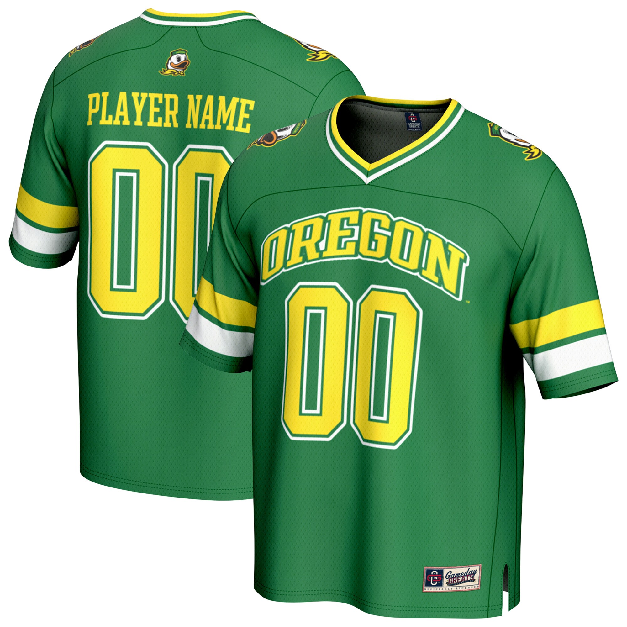 NIL Pick- Fashion Oregon Ducks Player Jersey Green NCAA College Football Fan Wear