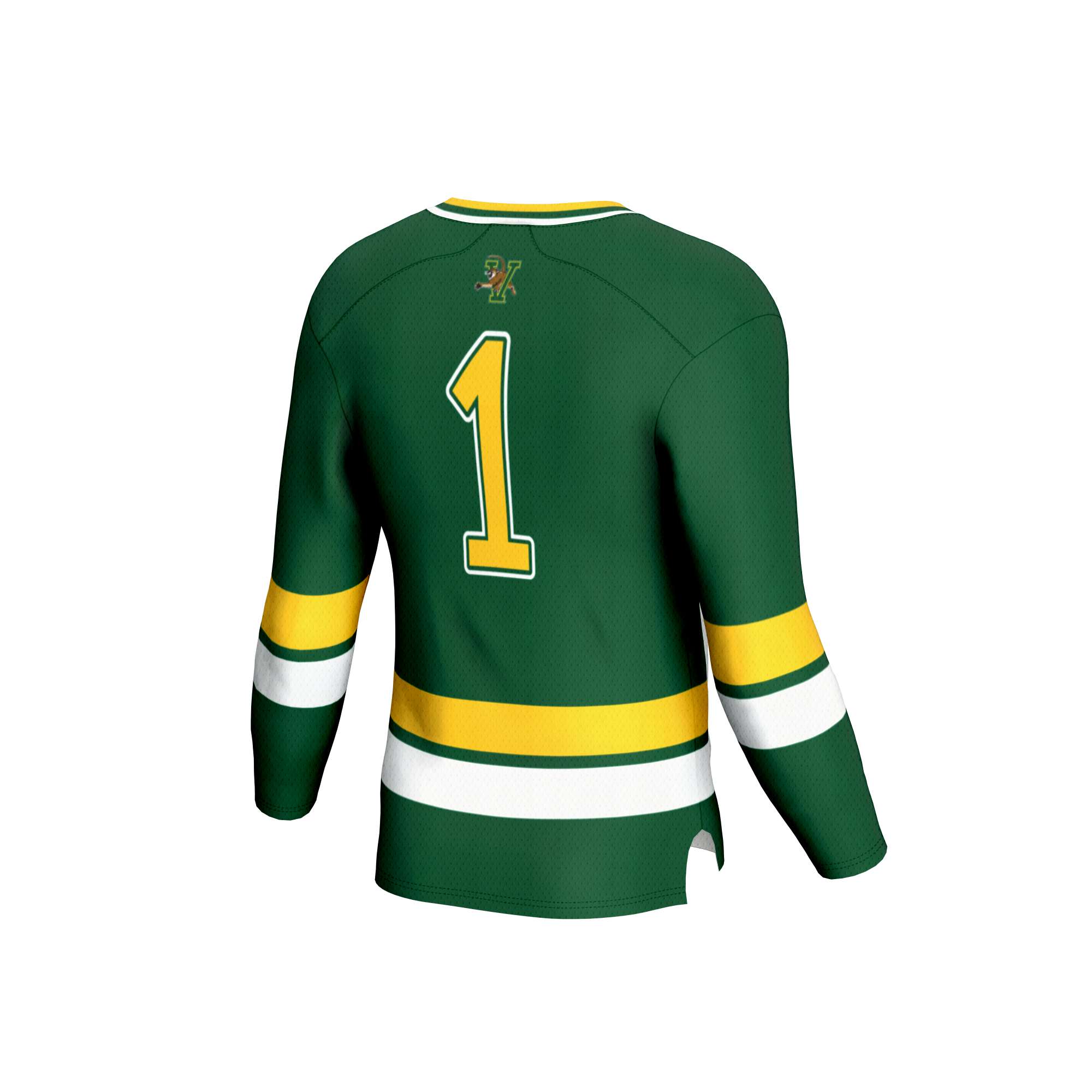 Hockey Fashion Vermont Catamounts Jersey Green NCAA College Hockey Fan Wear Hockey Fashion