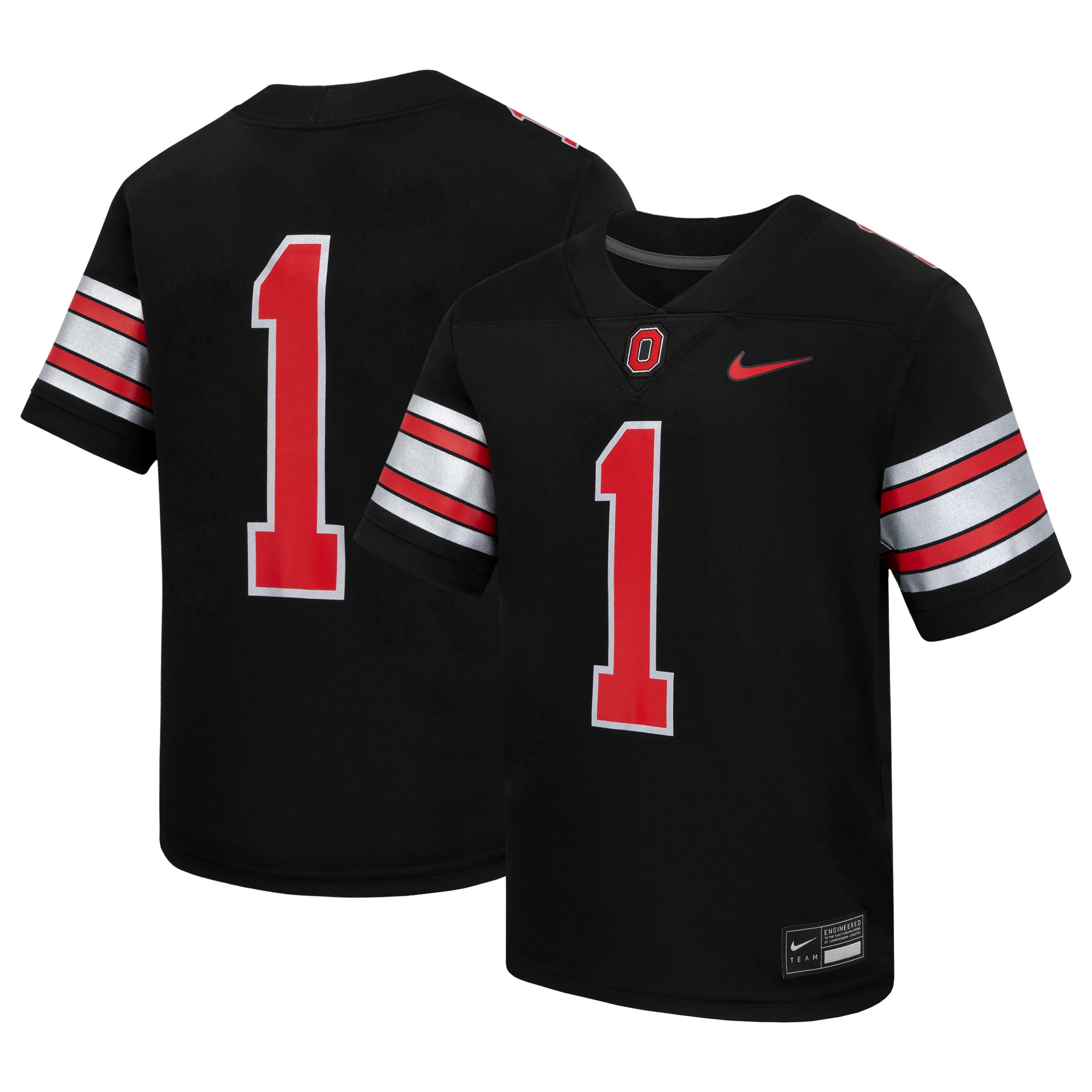 Heritage Ohio State Buckeyes Alternate Jersey No.1 Black NCAA College Football Fan Wear Heritage