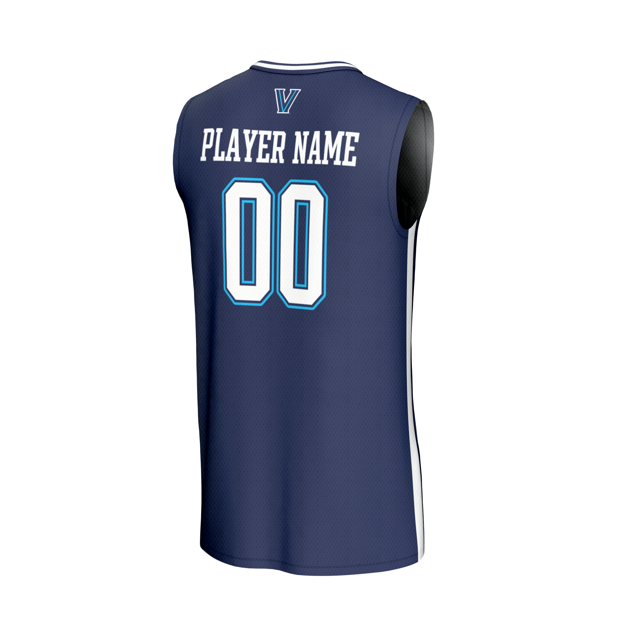 Collegiate Villanova Wildcats Player Jersey Navy NCAA College Basketball Fan Wear
