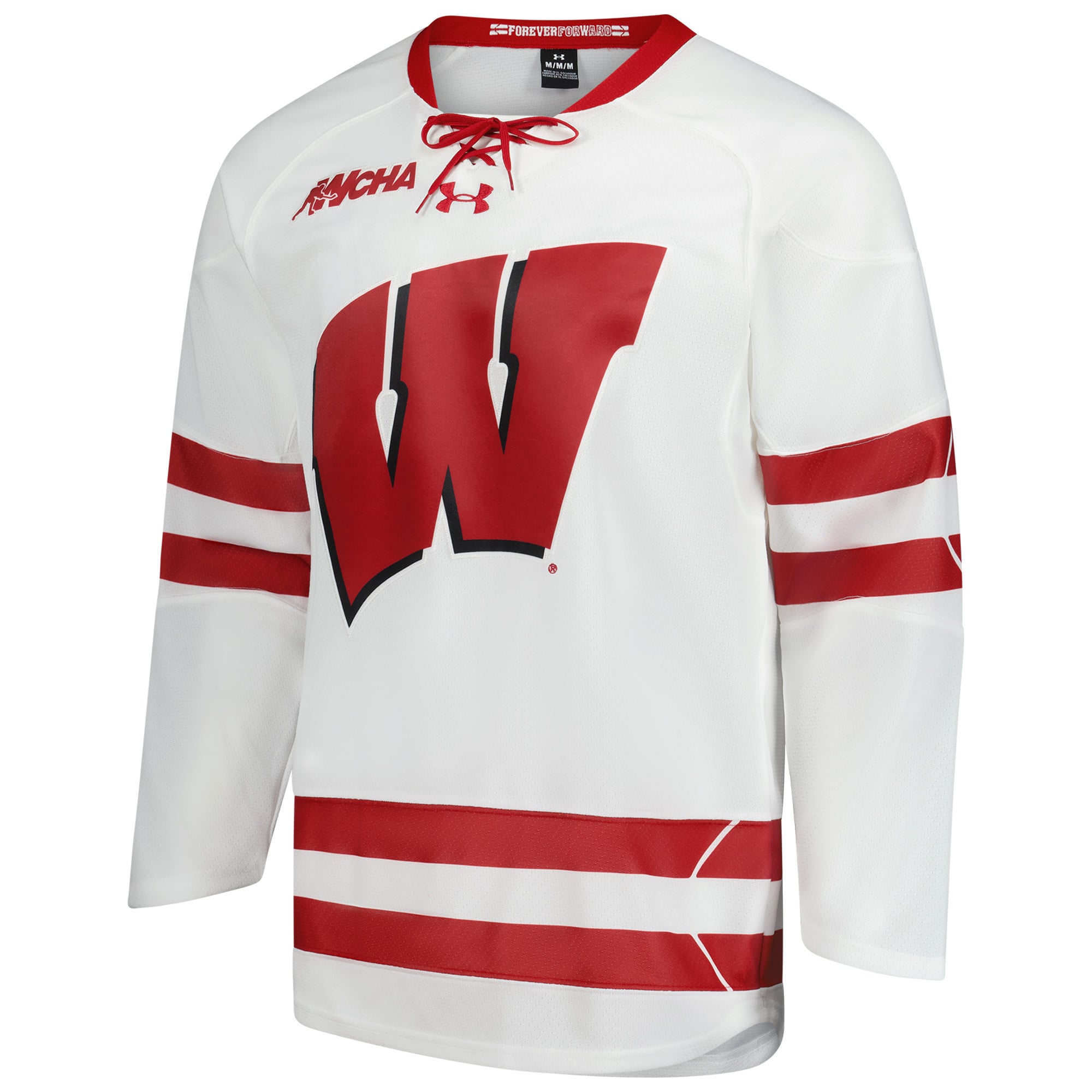 Hockey Wisconsin Badgers Replica Jersey White NCAA College Hockey Fan Wear