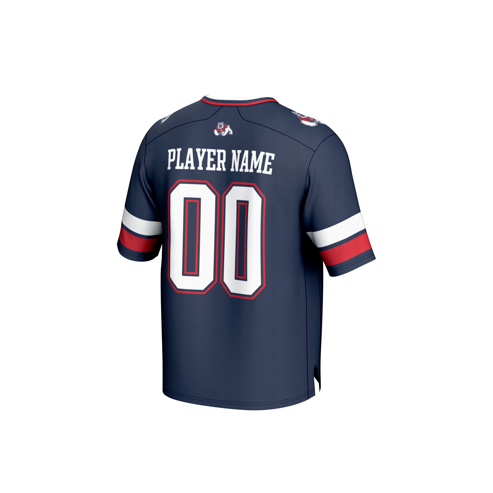NIL Pick- Fashion Fresno State Bulldogs Player Jersey Navy NCAA College Football Fan Wear