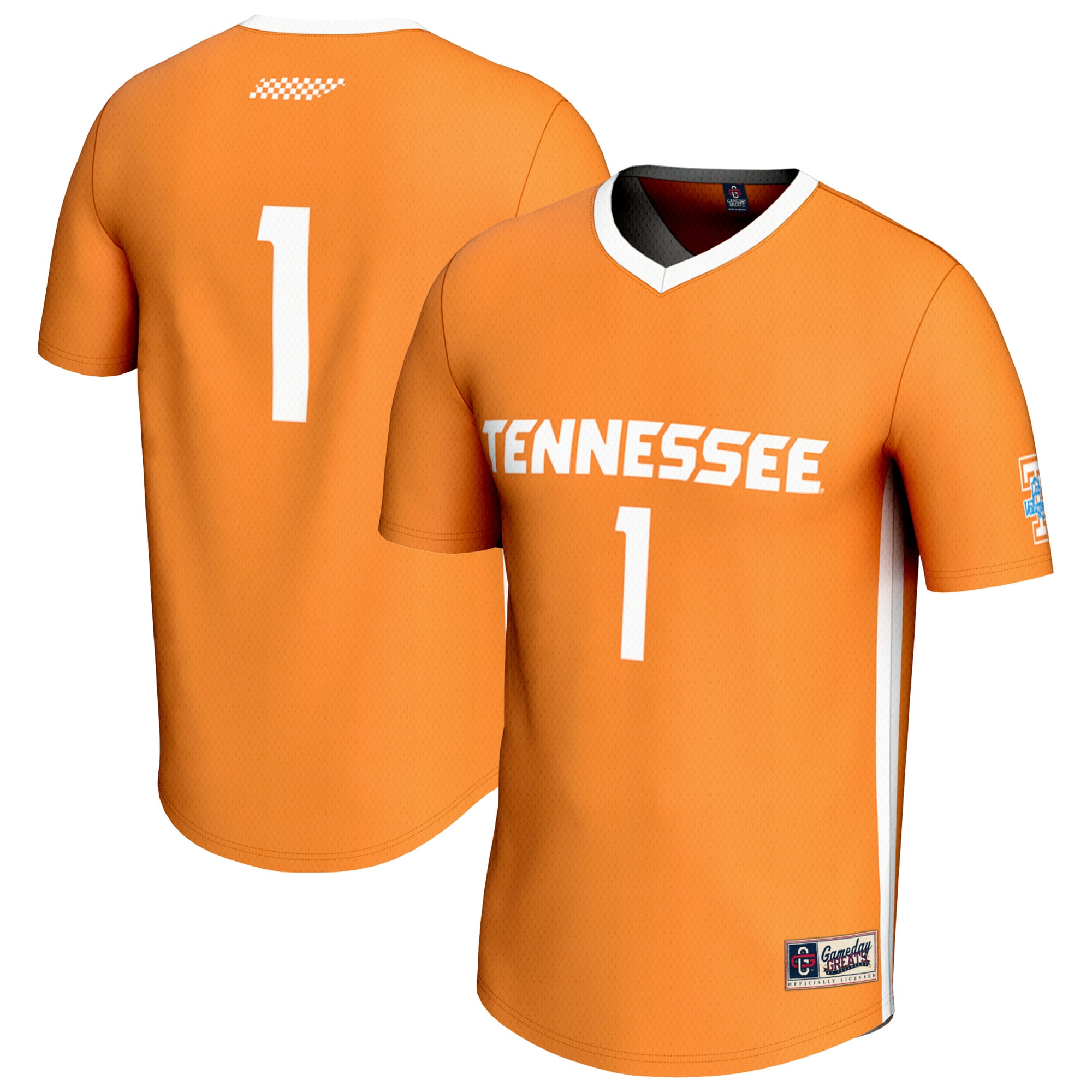 Fashion Soccer Tennessee Volunteers Jersey Orange NCAA College Soccer Fan Wear