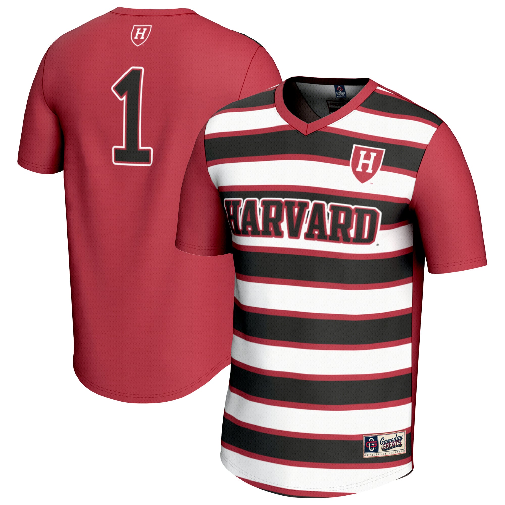 Soccer Harvard Crimson Jersey No.1 Crimson NCAA College Soccer Fan Wear Soccer
