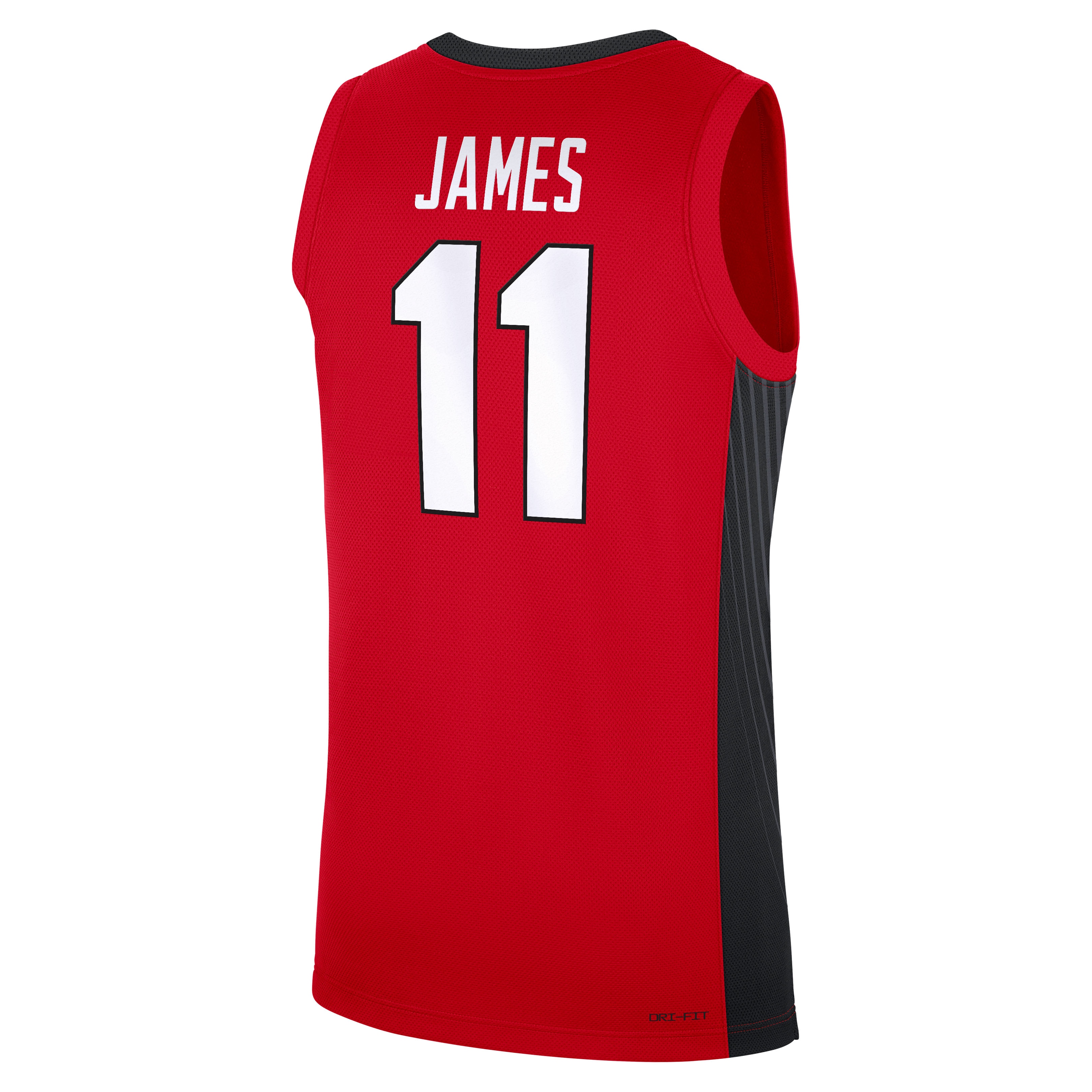 Dylan James NIL Georgia Bulldogs Replica Jersey Red NCAA College Basketball Fan Wear Dylan James NIL