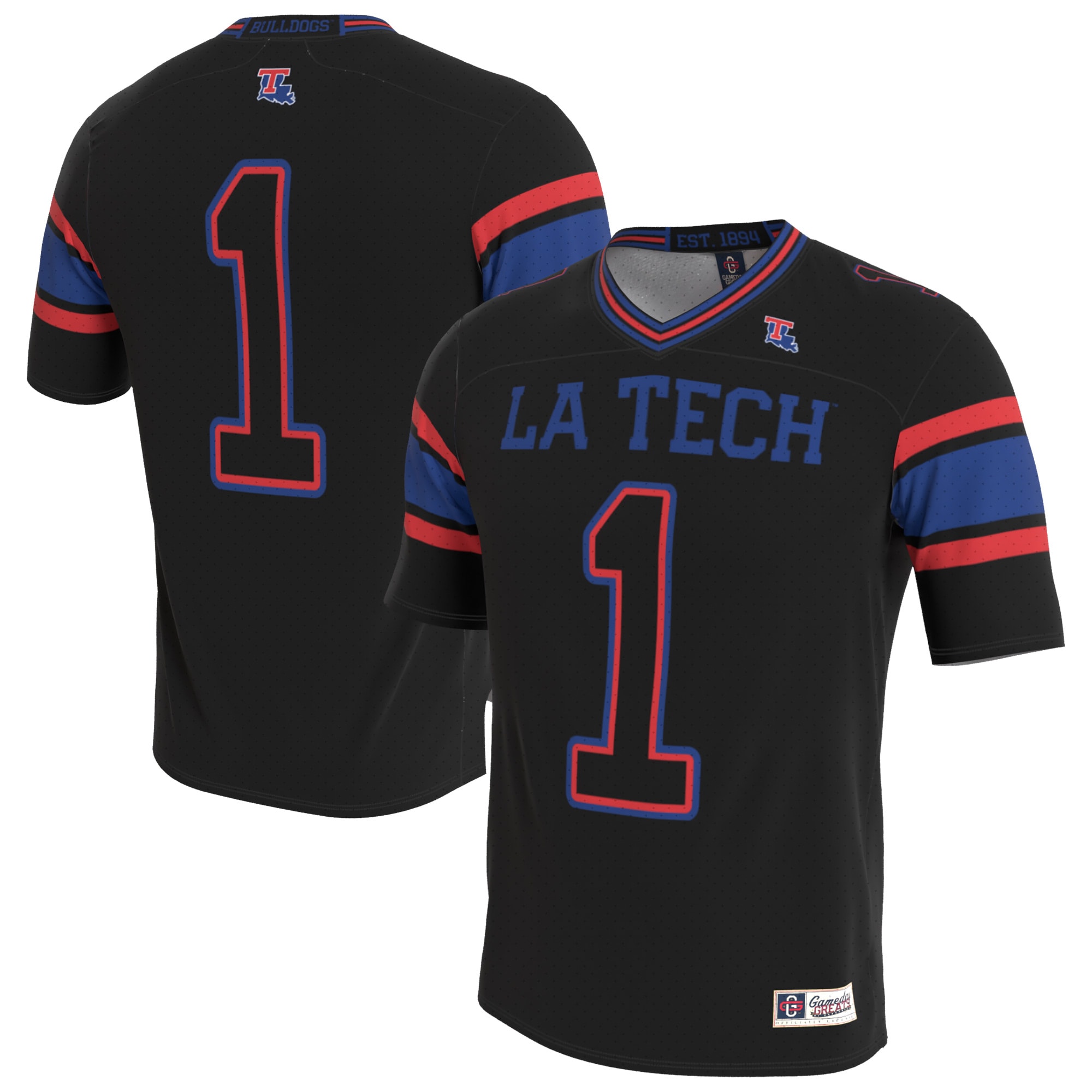 Collegiate Fashion Louisiana Tech Bulldogs Game Jersey NCAA College Football Fan Wear Collegiate Fashion