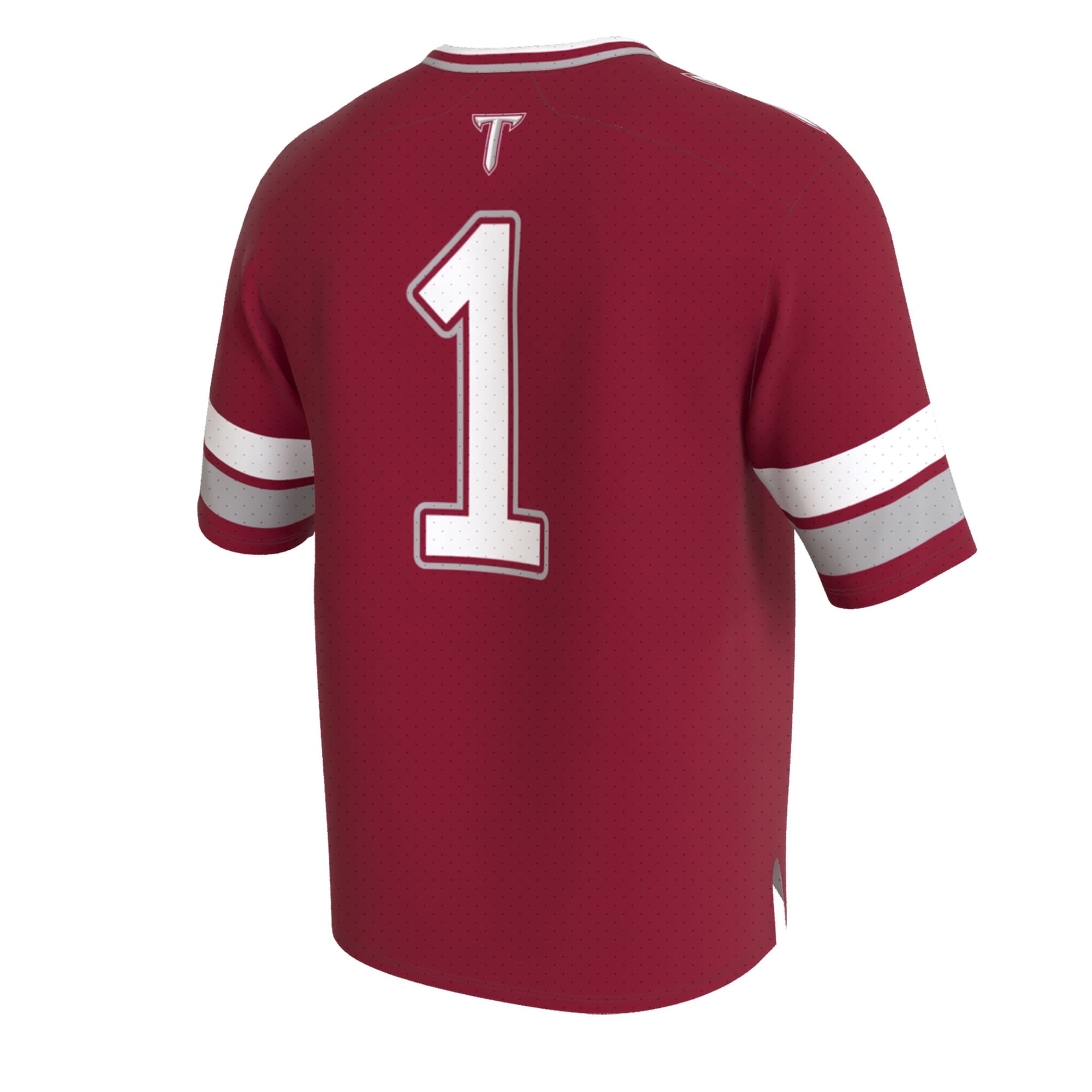 Collegiate Fashion Troy University Trojans Game Jersey Cardinal NCAA College Football Fan Wear