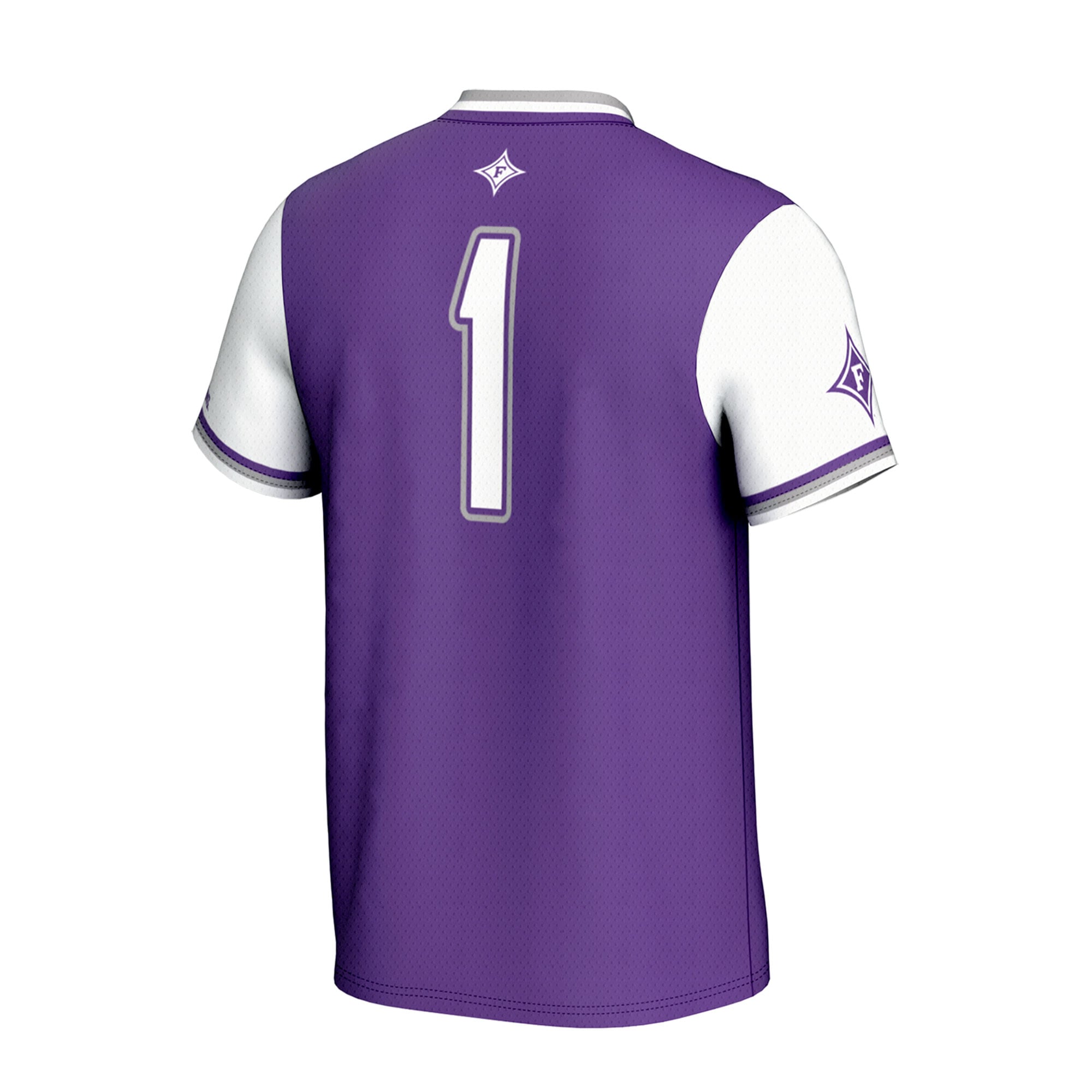 Purple Collegiate Softball Furman Paladins Game Jersey Purple NCAA College Softball Fan Wear