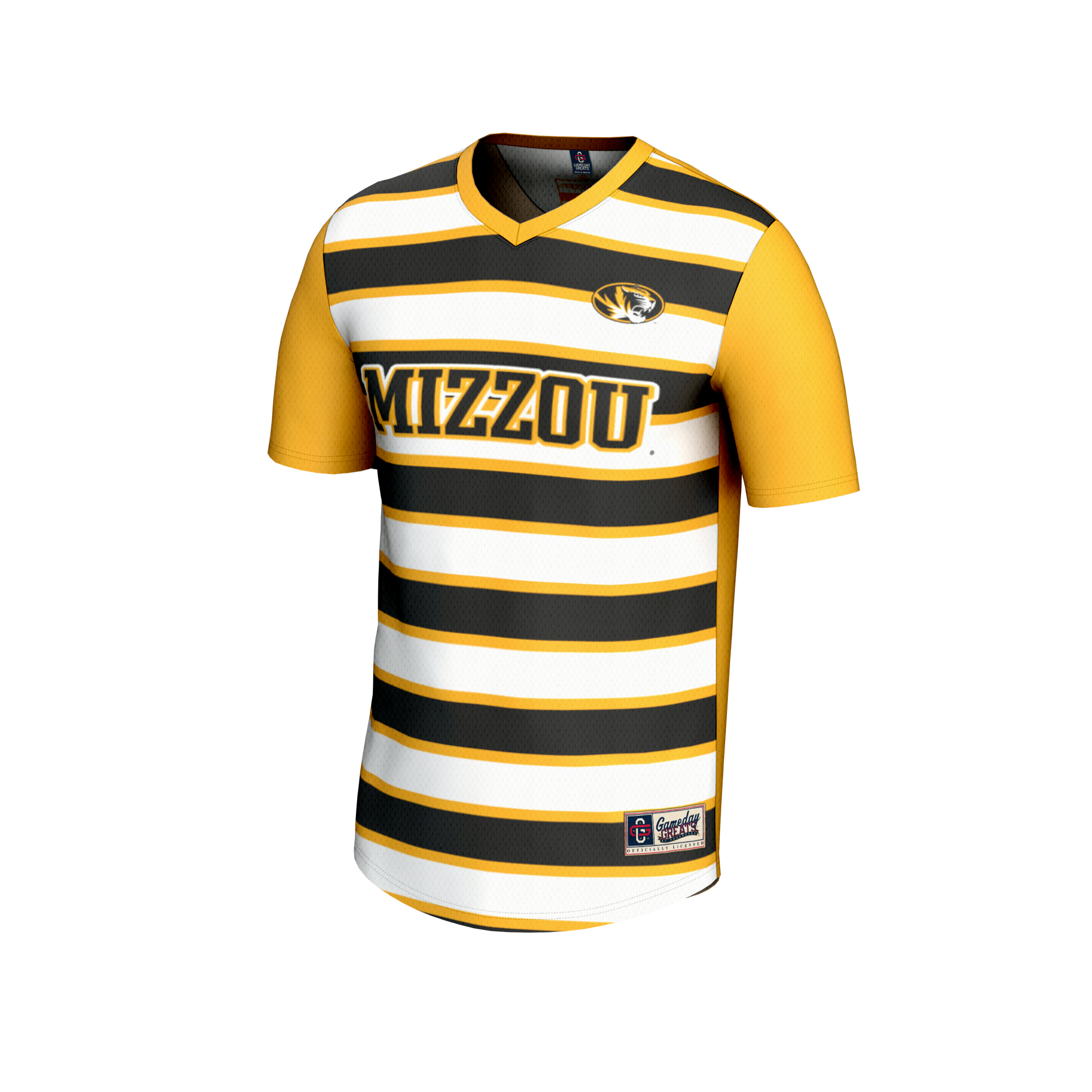 NIL Pick- Collegiate Missouri Tigers Player Jersey Gold NCAA College Soccer Fan Wear NIL Pick- Collegiate