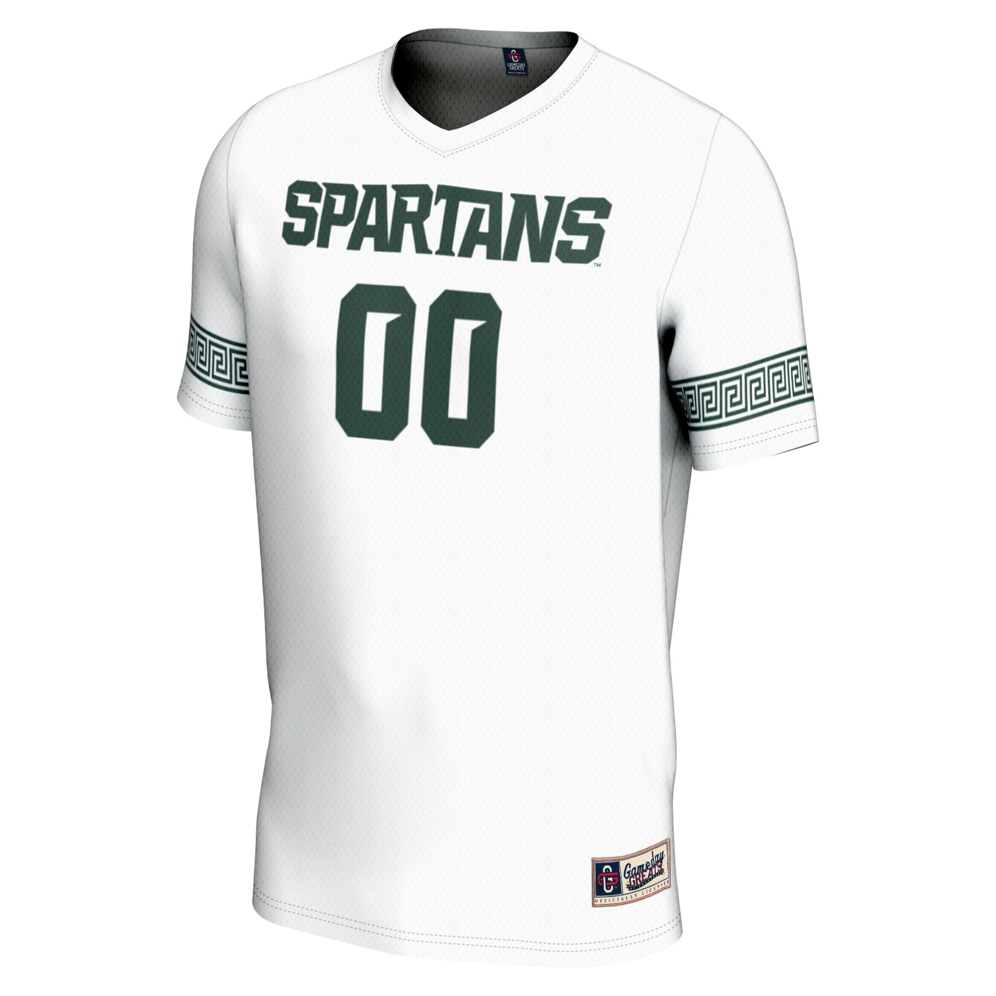 NIL Pick- Soccer Michigan State Spartans Player Jersey White NCAA College Soccer Fan Wear NIL Pick- Soccer