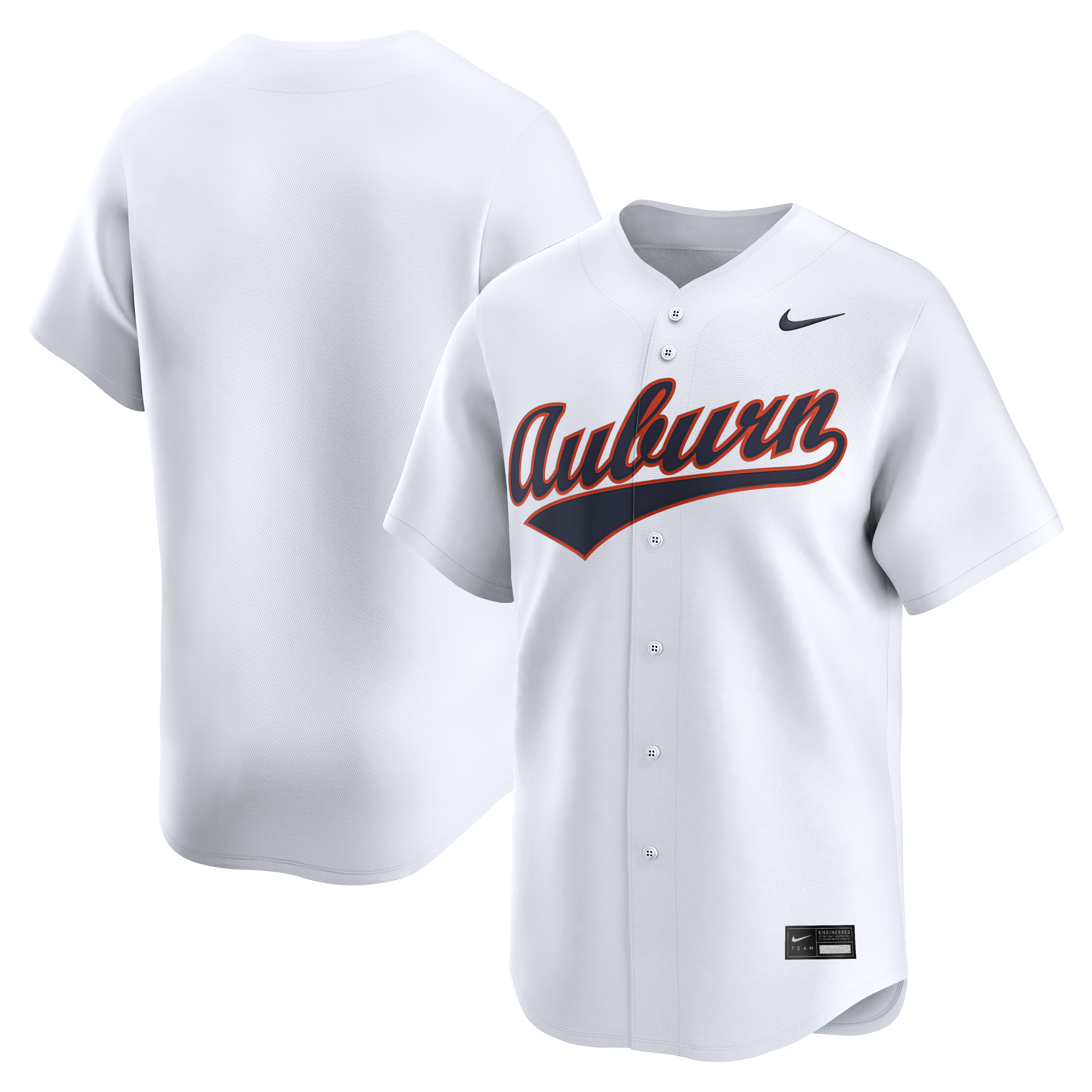 Collector Baseball Auburn Tigers Home Jersey White NCAA College Baseball Fan Wear Collector Baseball