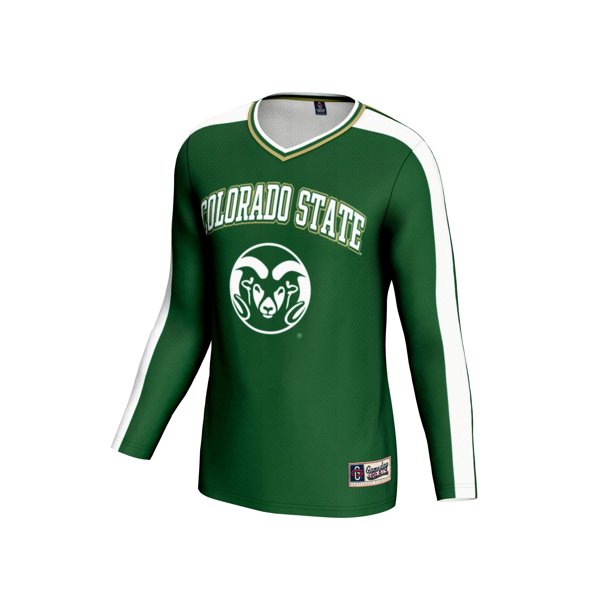 Green Volleyball Fashion Colorado State Rams Game Jersey No.1 Green NCAA College Volleyball Fan Wear Green Volleyball Fashion
