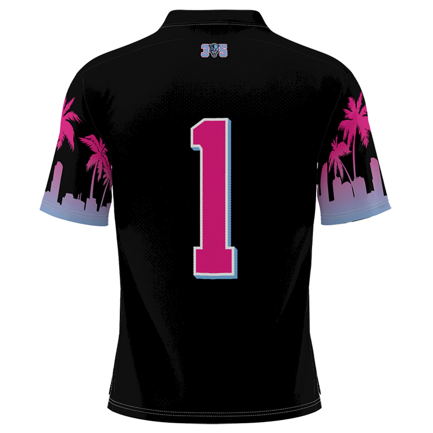 Miami Vice FIU Panthers Game Jersey Black NCAA College Football Fan Wear Miami Vice