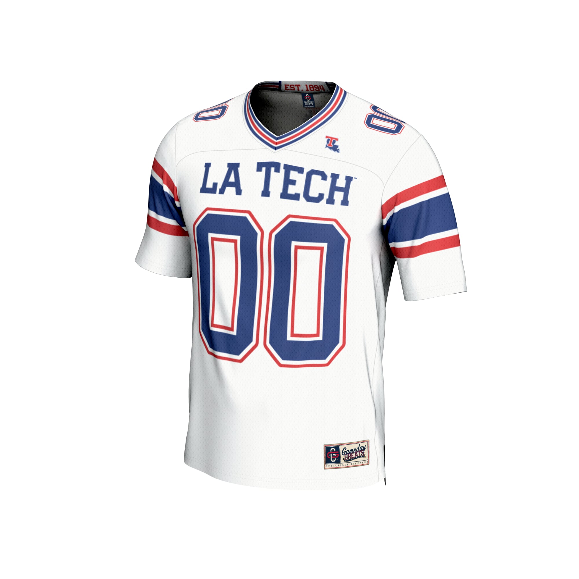 NIL Fashion Louisiana Tech Bulldogs Game Jersey White NCAA College Football Fan Wear NIL Fashion
