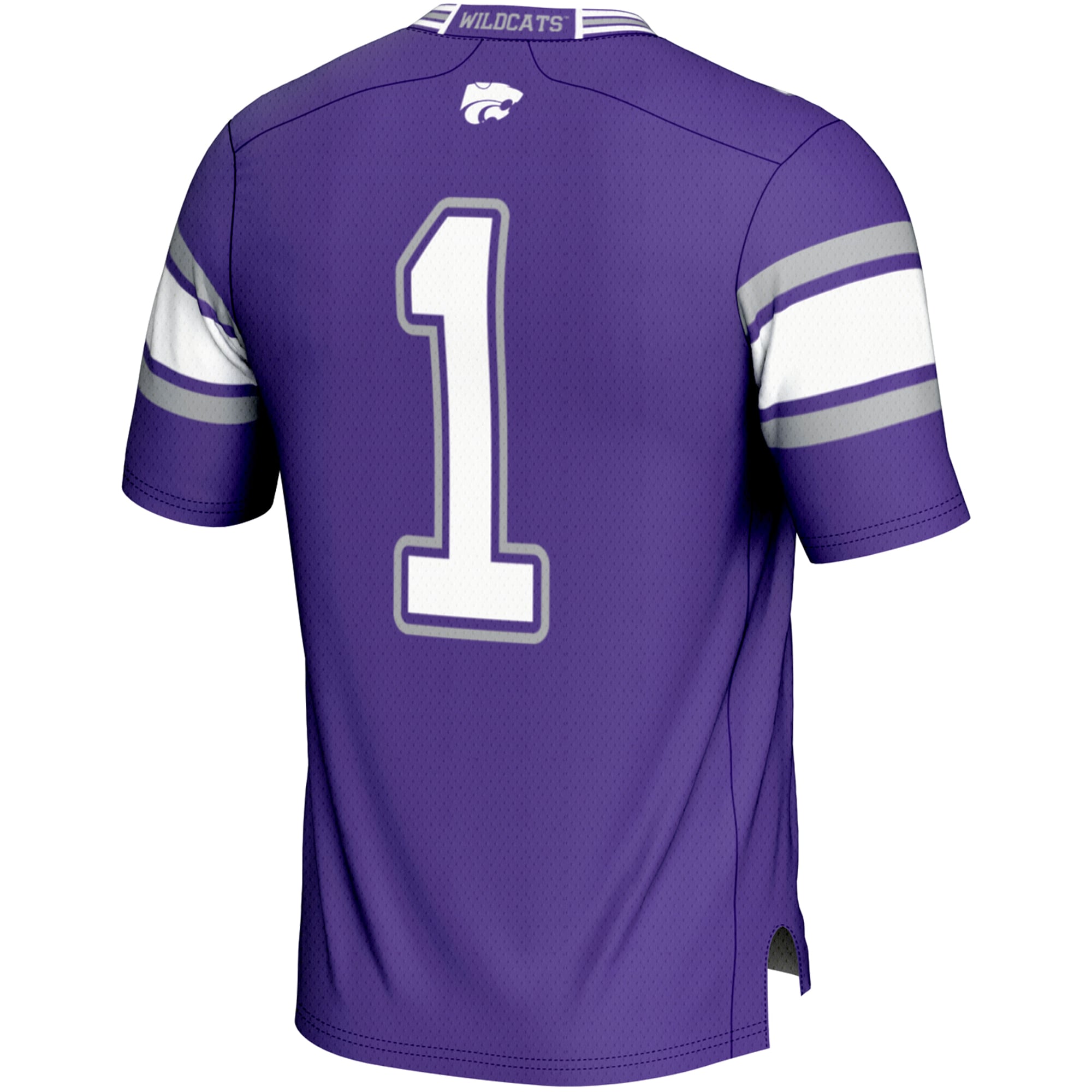 Endzone Kansas State Wildcats Game Jersey No.1 Purple NCAA College Football Fan Wear
