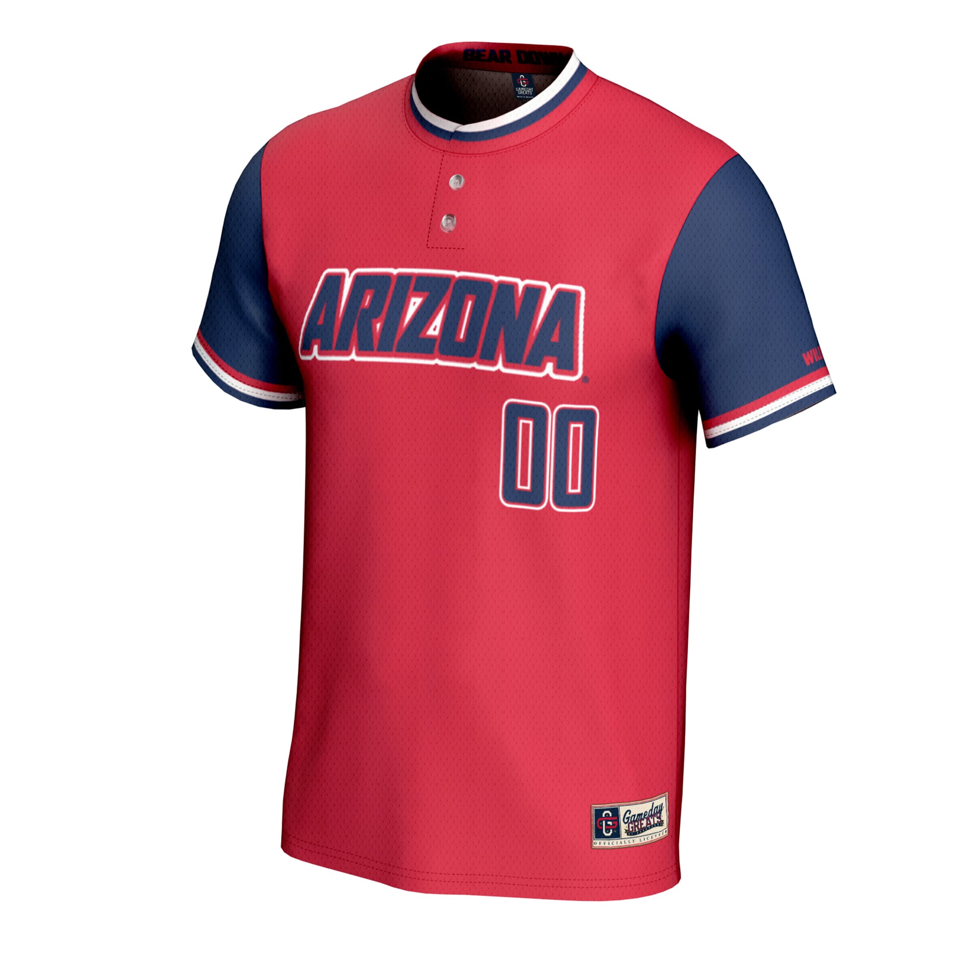 NIL Pick- Collegiate Arizona Wildcats Player Jersey Red NCAA College Soccer Fan Wear