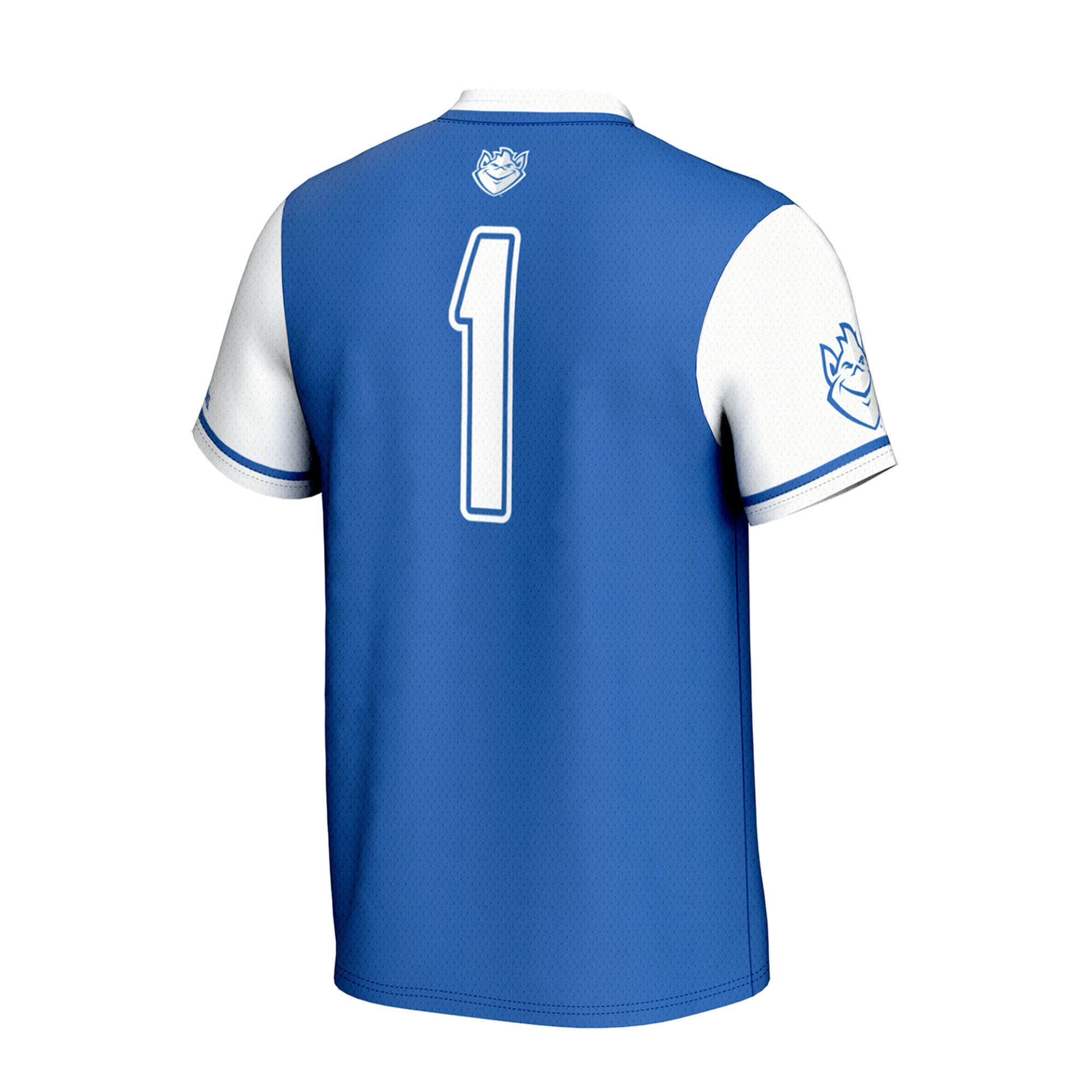 Collegiate Softball Fashion Saint Louis Billikens Game Jersey Blue NCAA College Softball Fan Wear Collegiate Softball Fashion