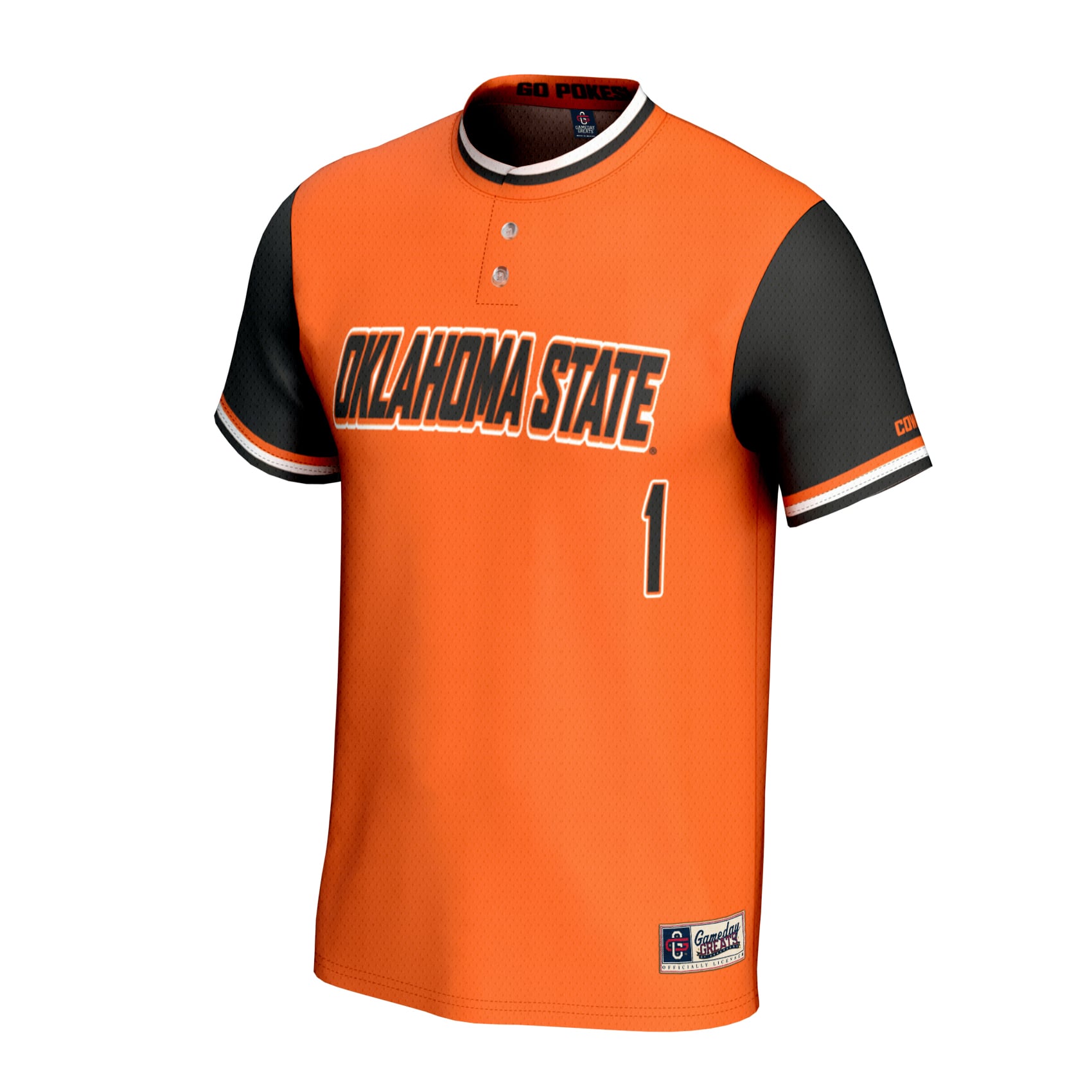 Orange Softball Fashion Oklahoma State Cowboys Game Jersey Orange NCAA College Softball Fan Wear Orange Softball Fashion