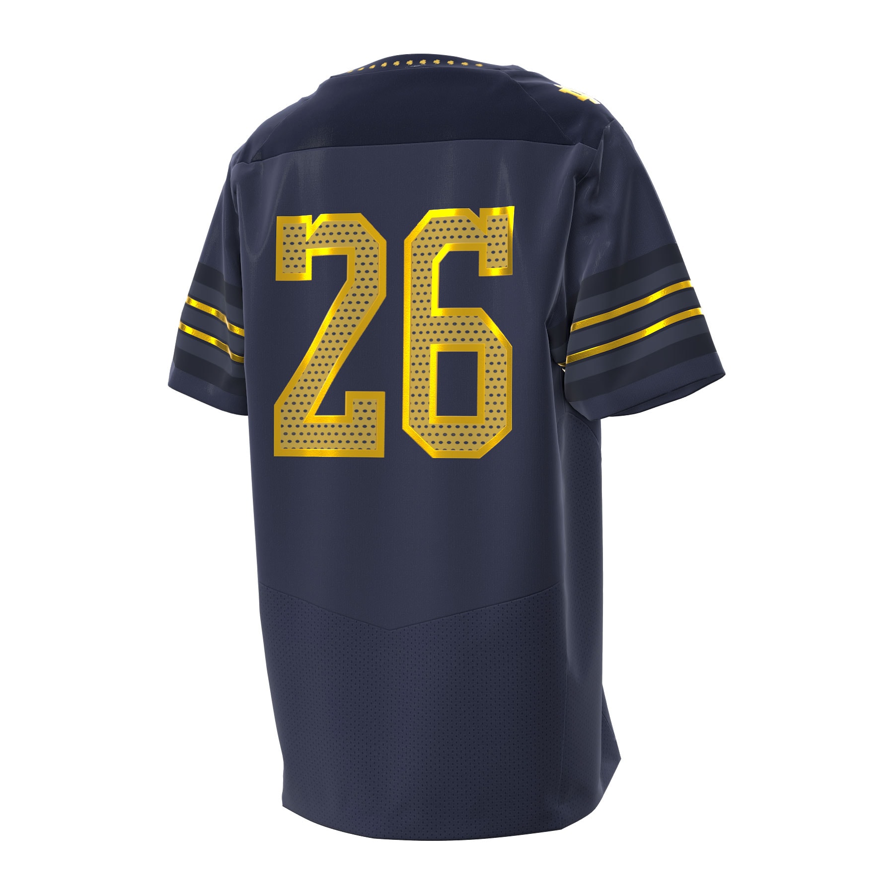 Shamrock Notre Dame Fighting Irish Replica Jersey Navy NCAA College Football Fan Wear