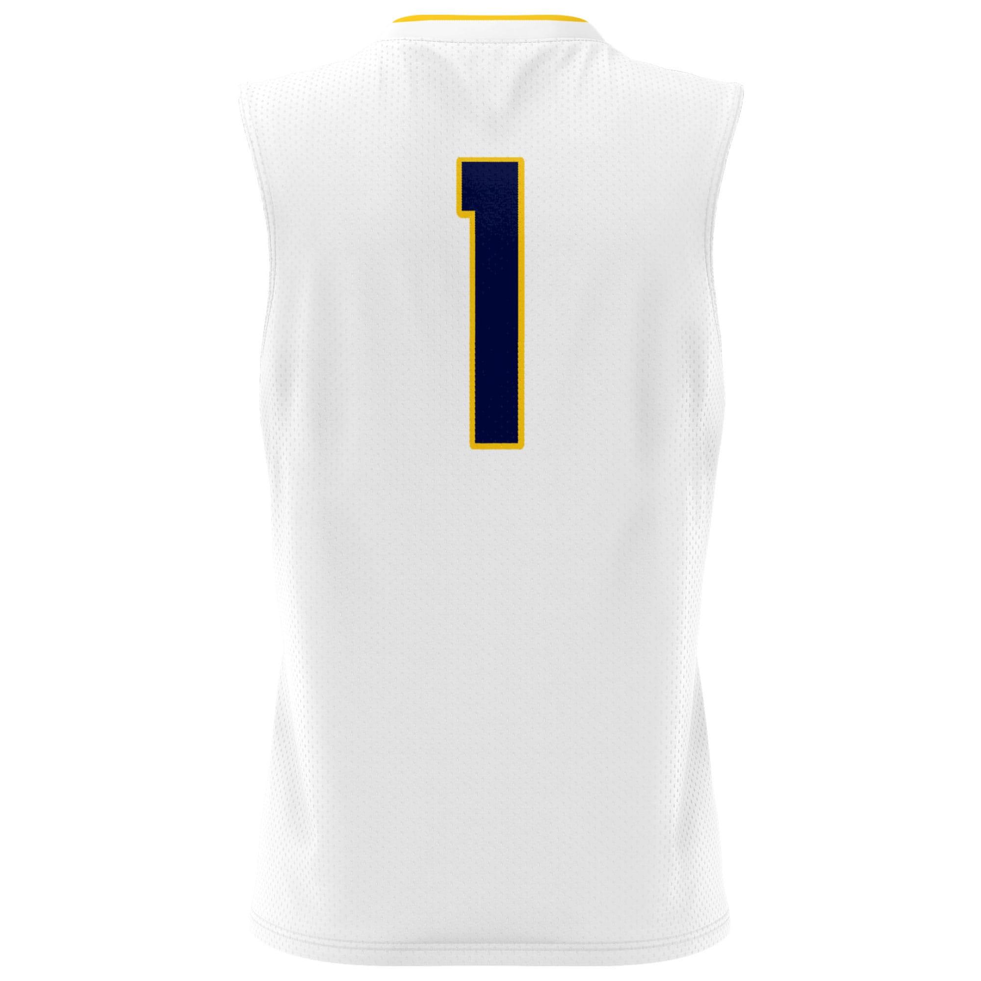 Basketball Fashion Cal Bears Game Jersey White NCAA College Basketball Fan Wear
