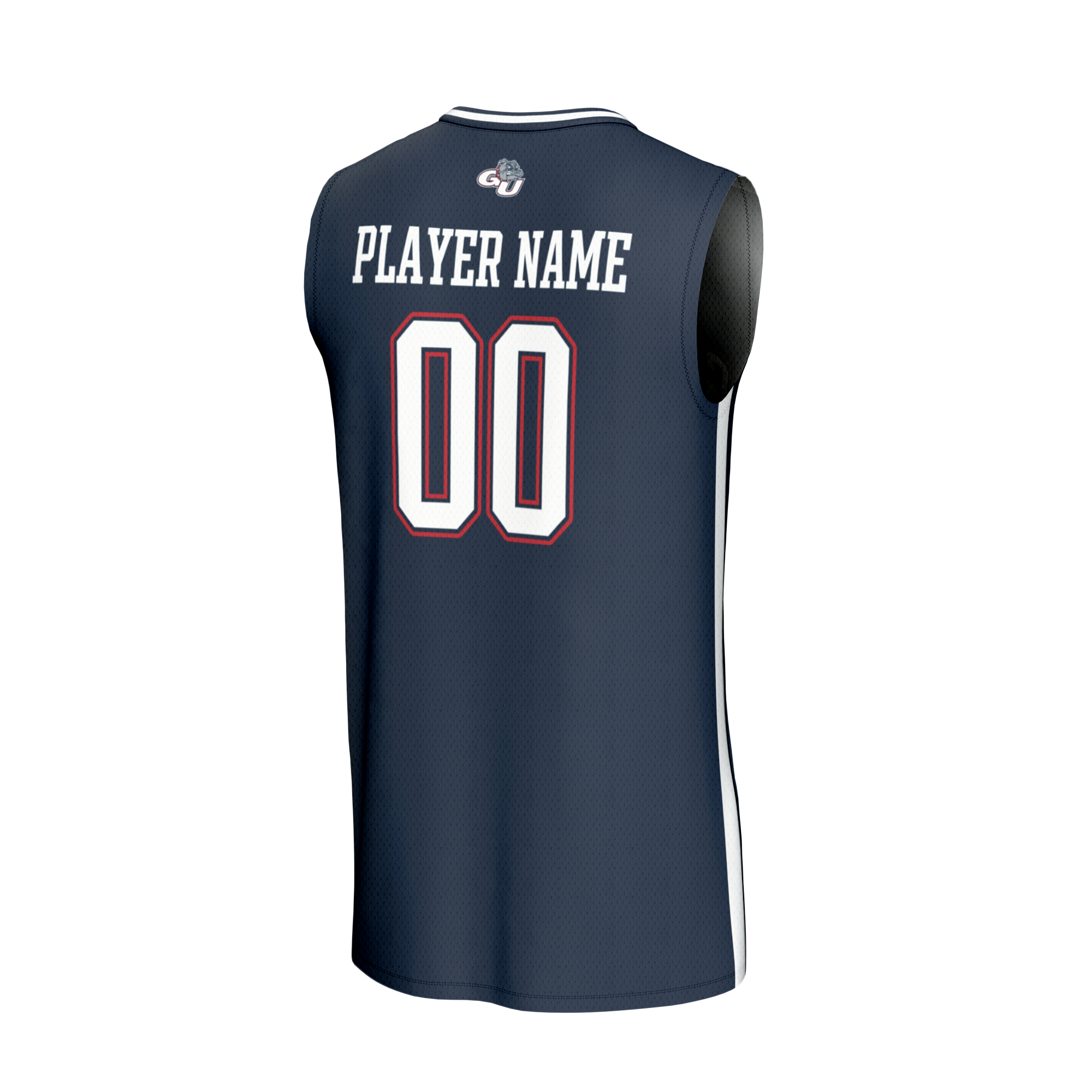 Collegiate Gonzaga Bulldogs Player Jersey Navy NCAA College Basketball Fan Wear Collegiate