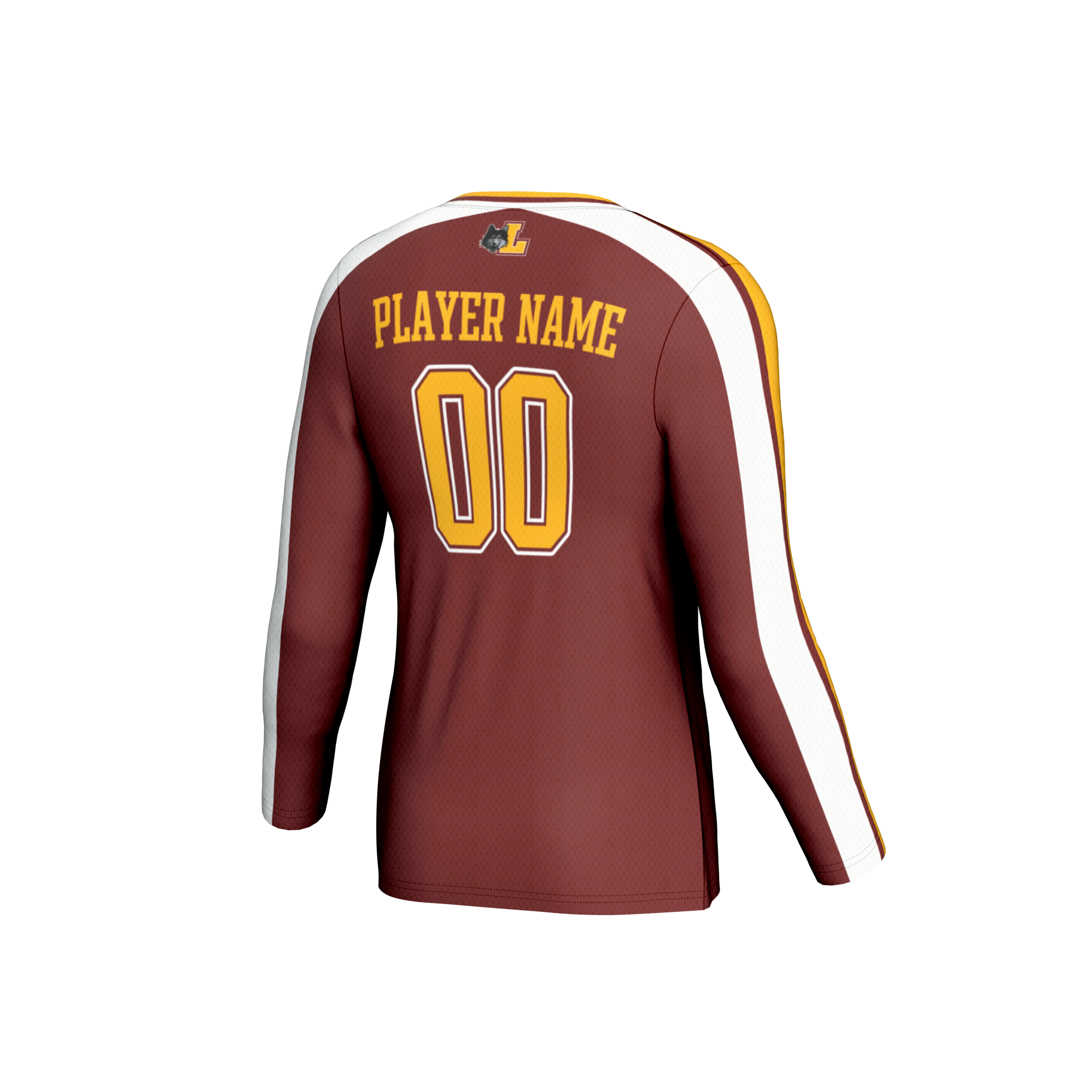NIL Pick Loyola Chicago Ramblers Player Jersey Maroon NCAA College Football Fan Wear