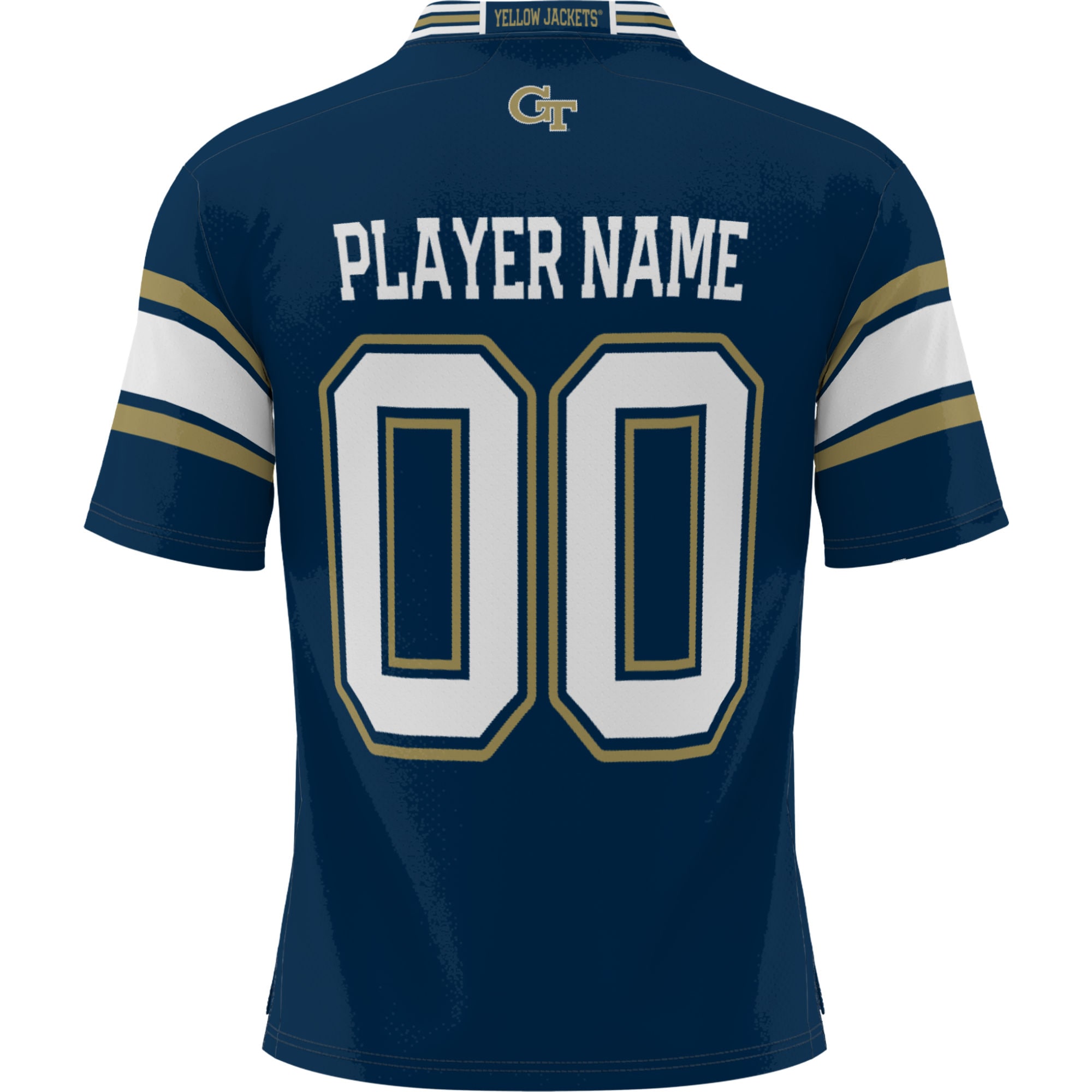 NIL Pick Georgia Tech Yellow Jackets Player Jersey Yellow NCAA College Football Fan Wear