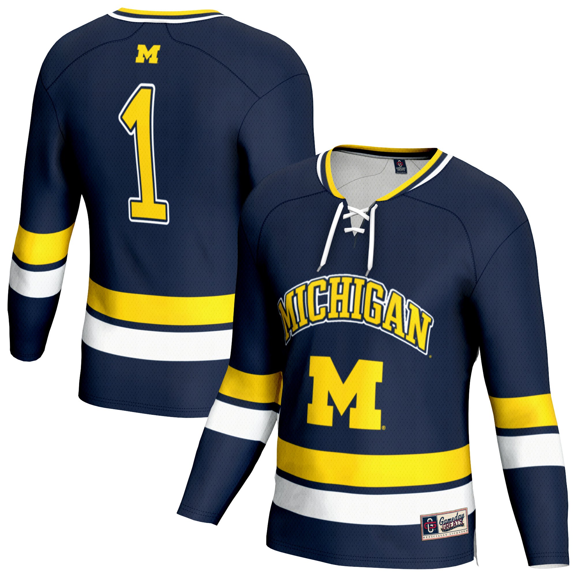 Navy Ultra-Light Modern Michigan Wolverines Jersey Navy NCAA College Softball Fan Wear