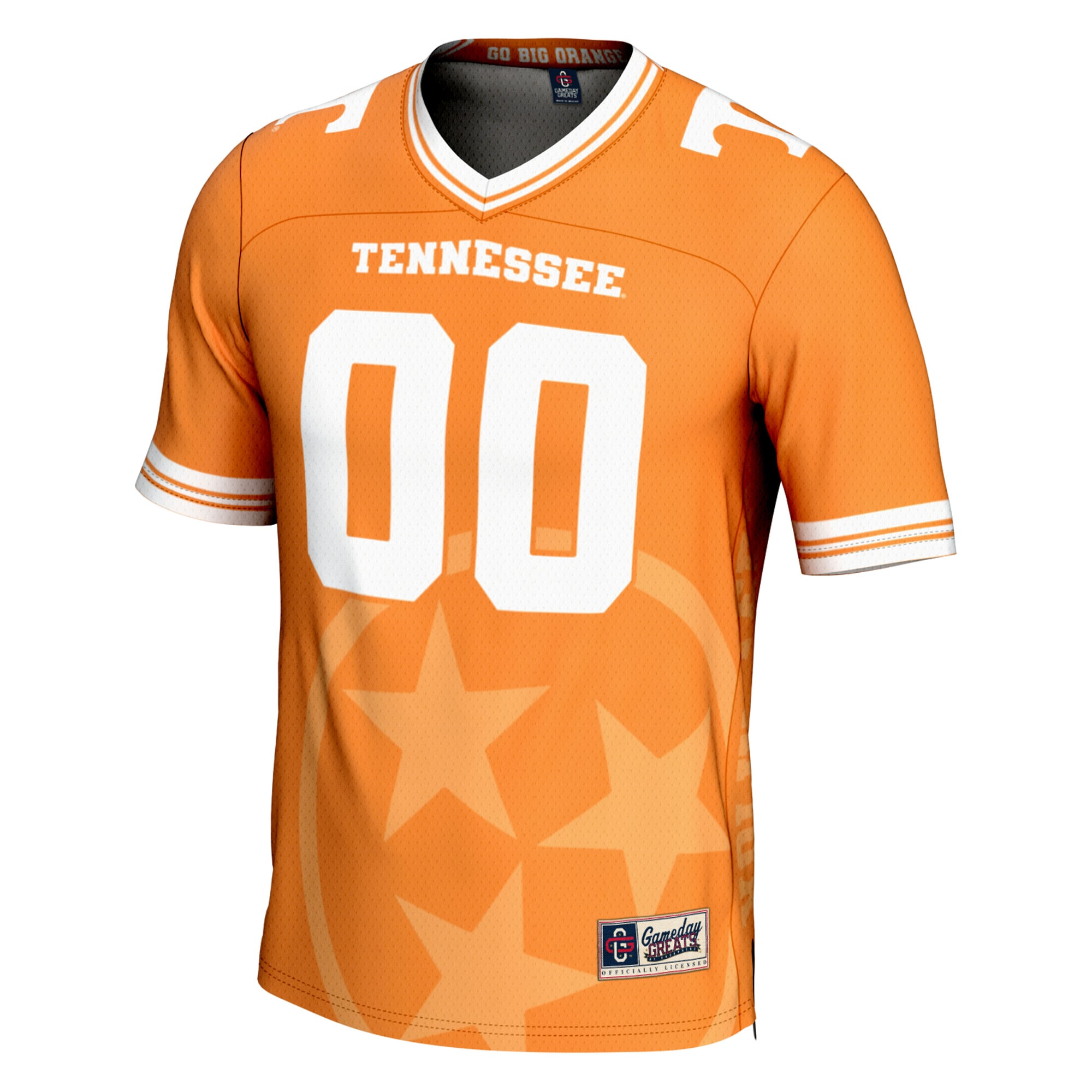 Print NIL Pick Tennessee Volunteers Player Jersey Orange NCAA College Football Fan Wear Print NIL Pick