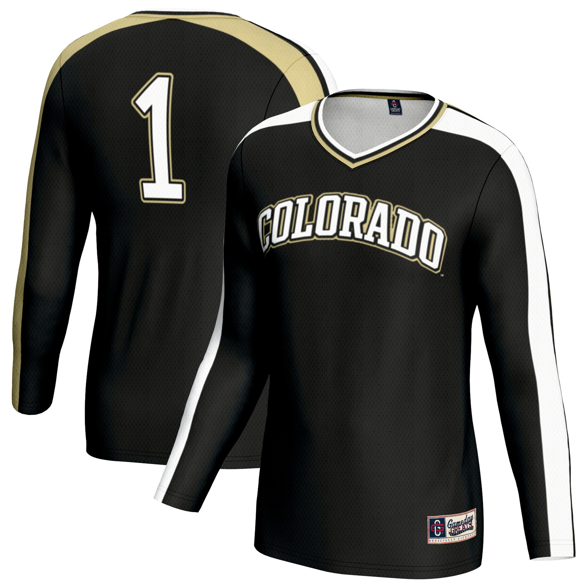 Volleyball Fashion Colorado Buffaloes Game Jersey Black NCAA College Volleyball Fan Wear