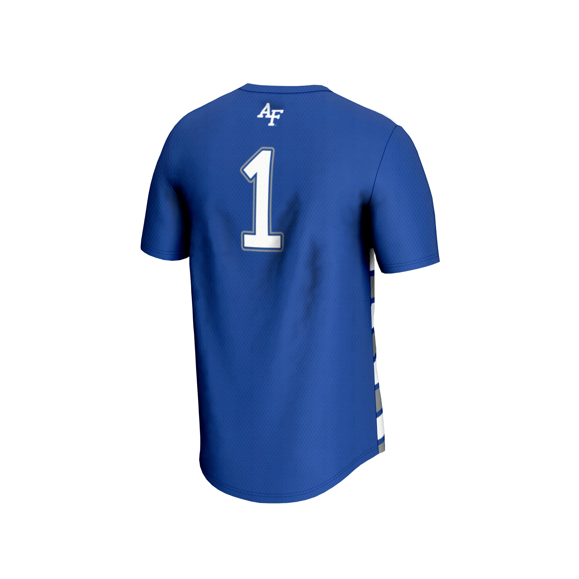 Soccer Fashion Air Force Falcons Game Jersey No.1 Royal NCAA College Soccer Fan Wear
