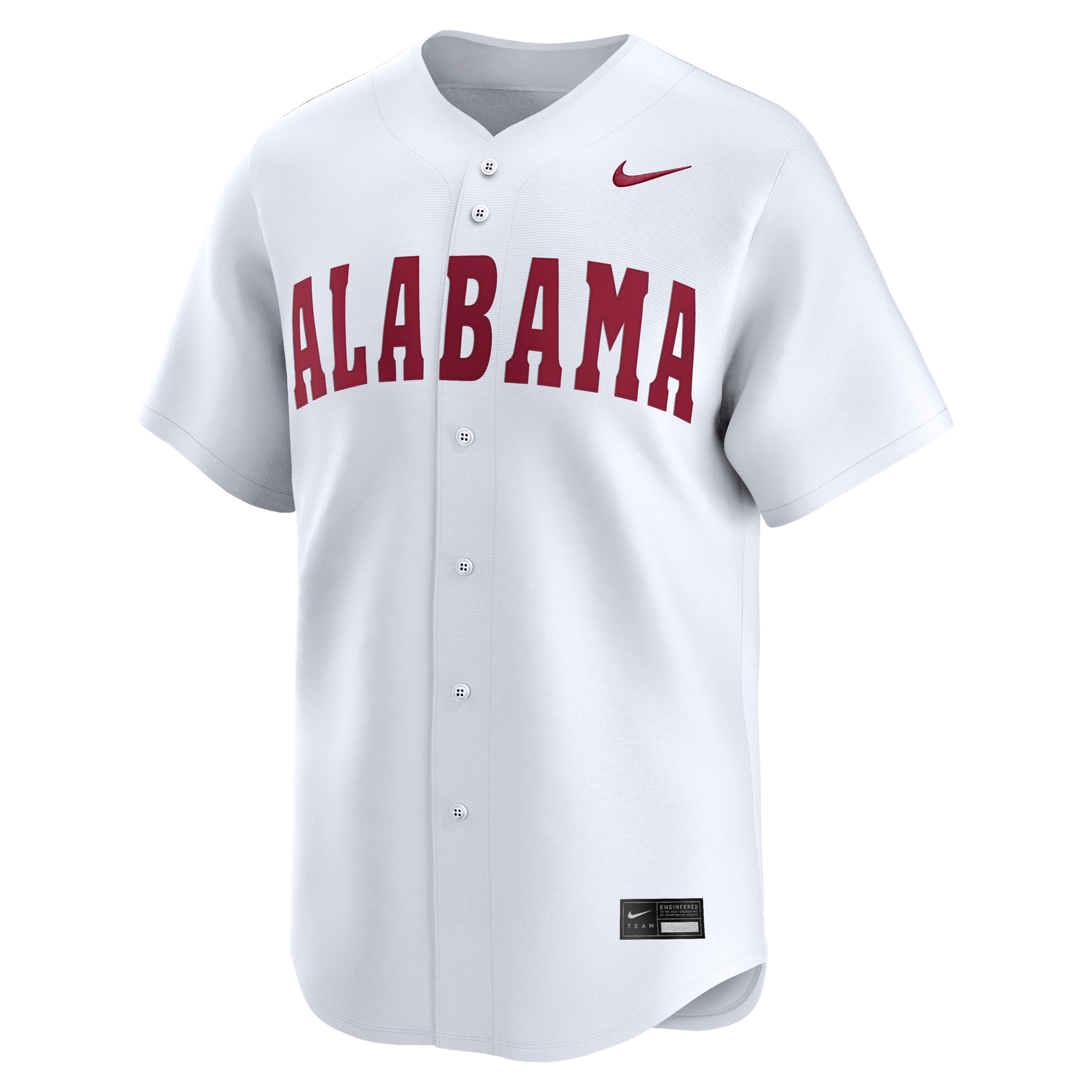 Baseball Alabama Crimson Tide Alternate Jersey White NCAA College Baseball Fan Wear