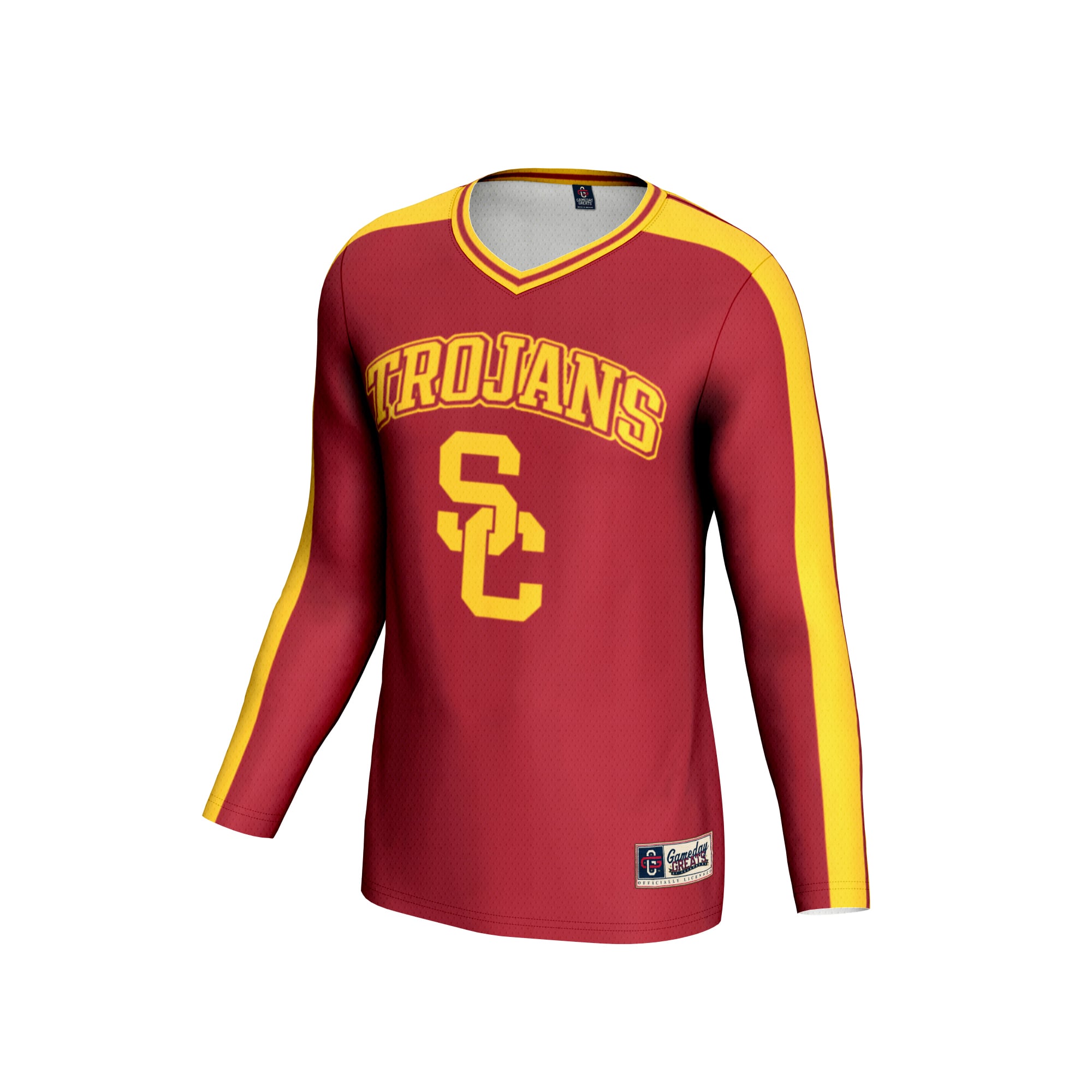 Cardinal Volleyball Fashion USC Trojans Game Jersey No.1 Cardinal NCAA College Volleyball Fan Wear
