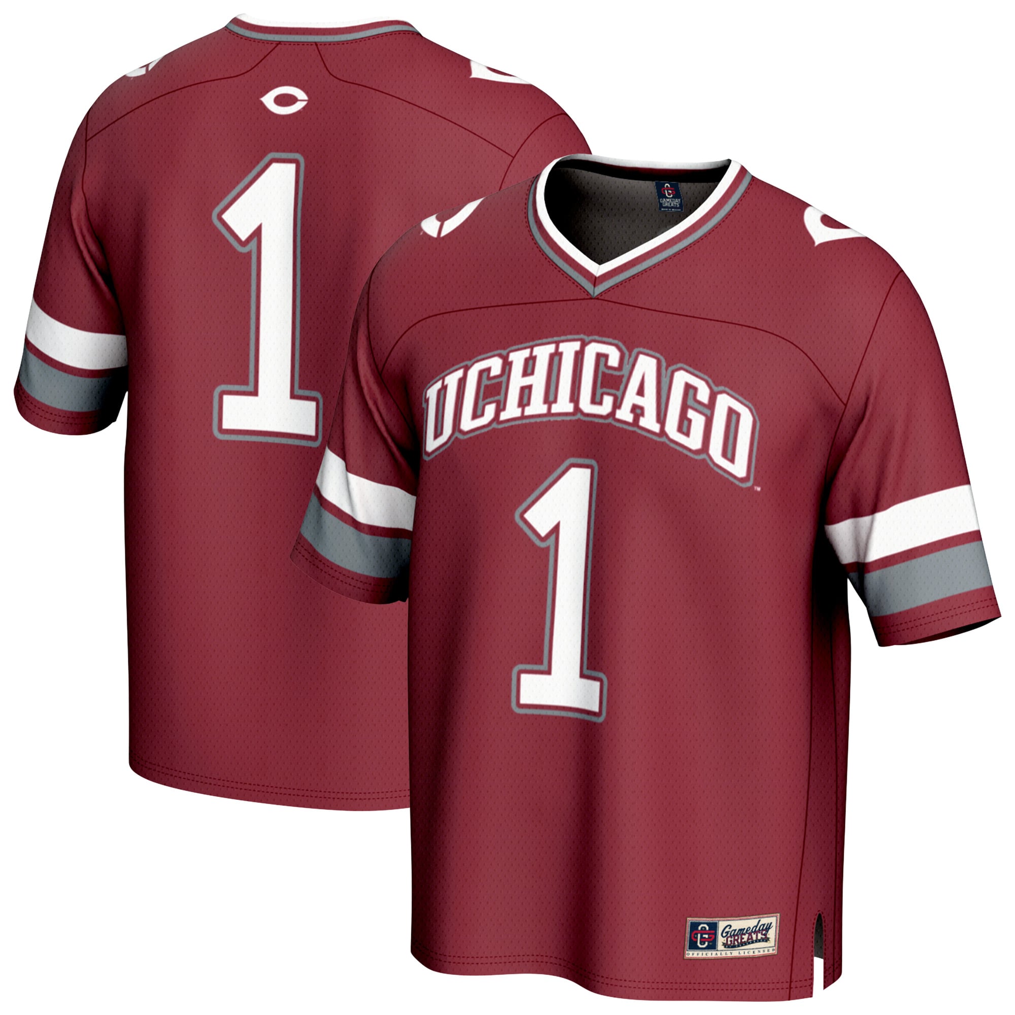 Ultra-Light Street UChicago Maroons Jersey No.1 Maroon NCAA College Baseball Fan Wear