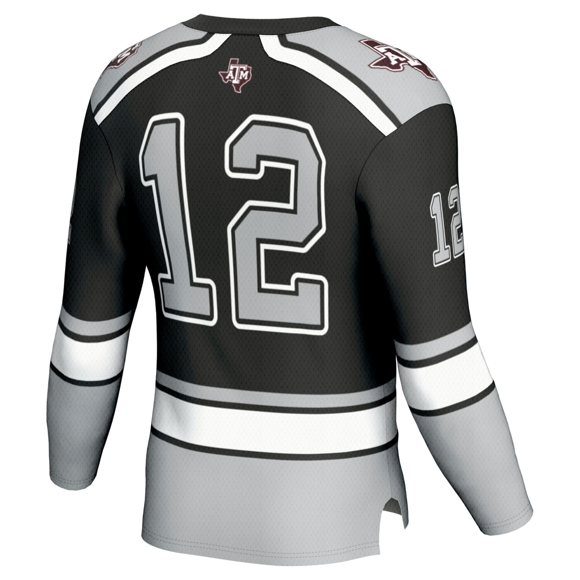 Hockey Fashion Texas A&M Aggies Game Jersey Black NCAA College Hockey Fan Wear Hockey Fashion