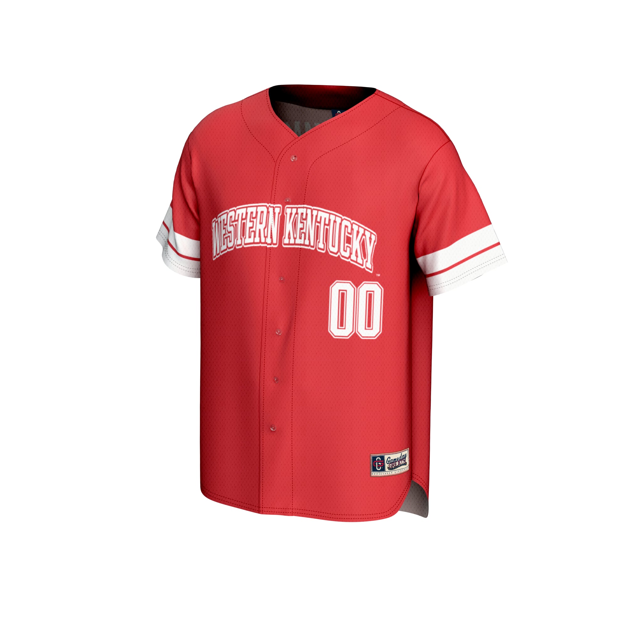 NIL Pick- Baseball Western Kentucky Hilltoppers Player Jersey Red NCAA College Baseball Fan Wear NIL Pick- Baseball