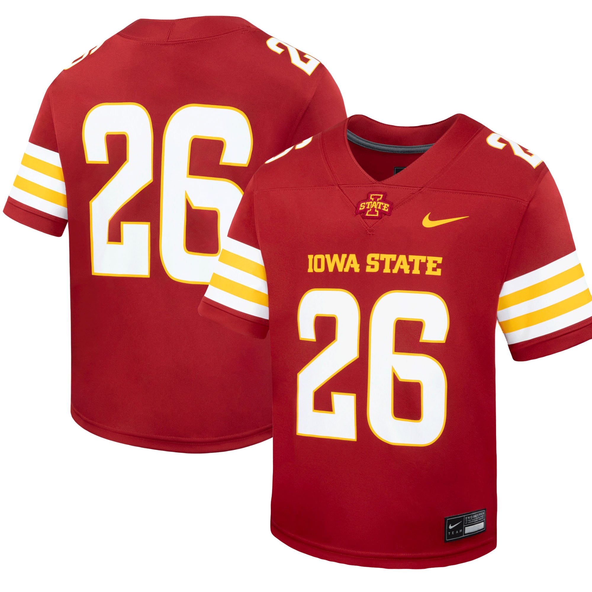Reissue Iowa State Cyclones Jersey Cardinal NCAA College Football Fan Wear Reissue