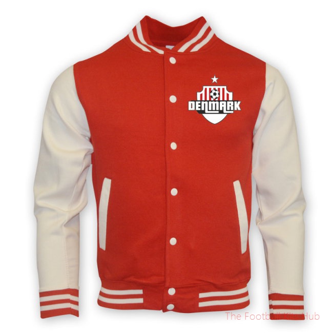 Denmark Baseball American Football Outerwear Red NCAA College Baseball Fan Wear