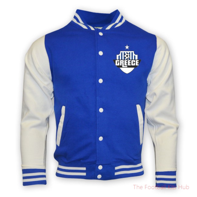 Greece Baseball American Football Outerwear Blue NCAA College Baseball Fan Wear